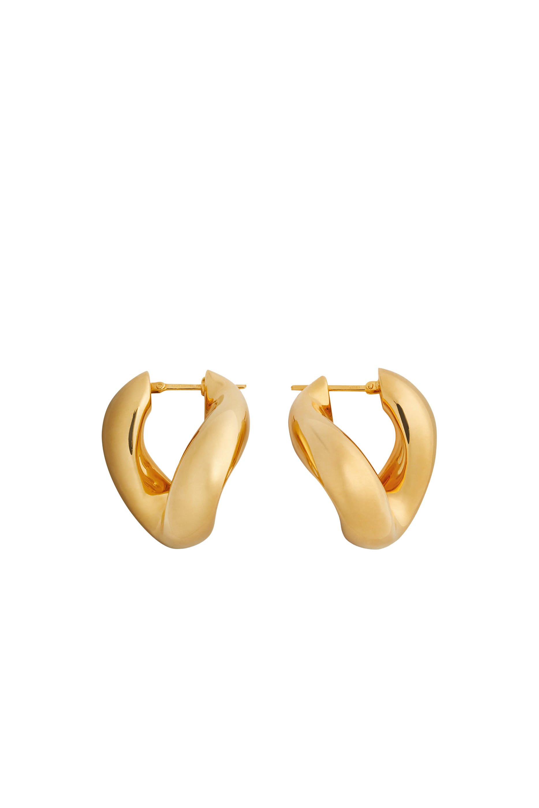 أقراط بريزما، فضة إسترلينية مطلية بالذهب عيار 18 قيراط