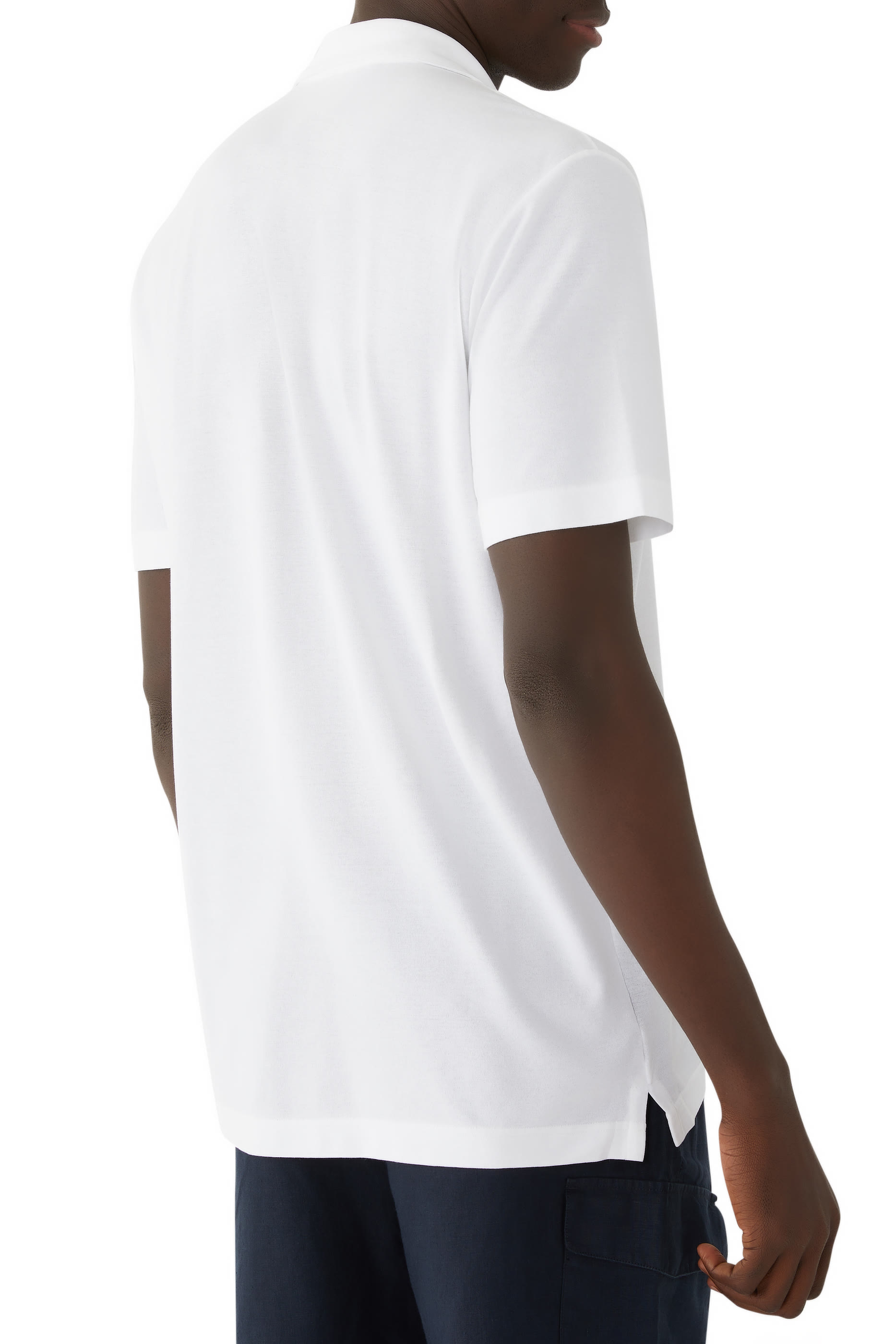 قميص بولو بقصة ضيقة  قطن ايس عضوي