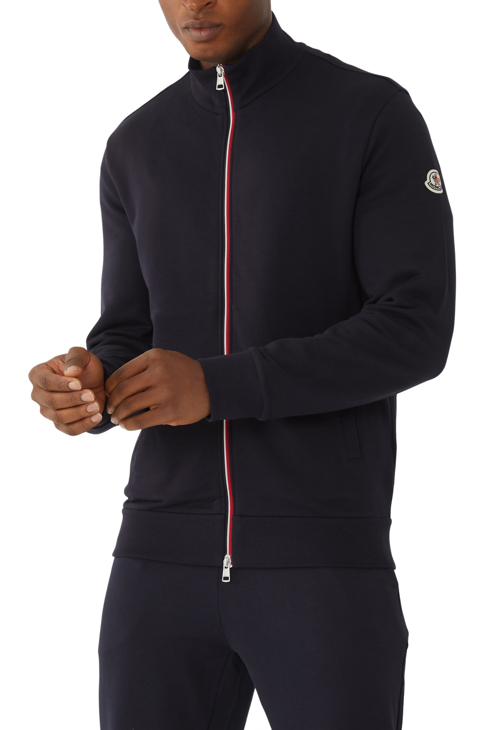 كارديجان ثلاثي الألوان بسحاب