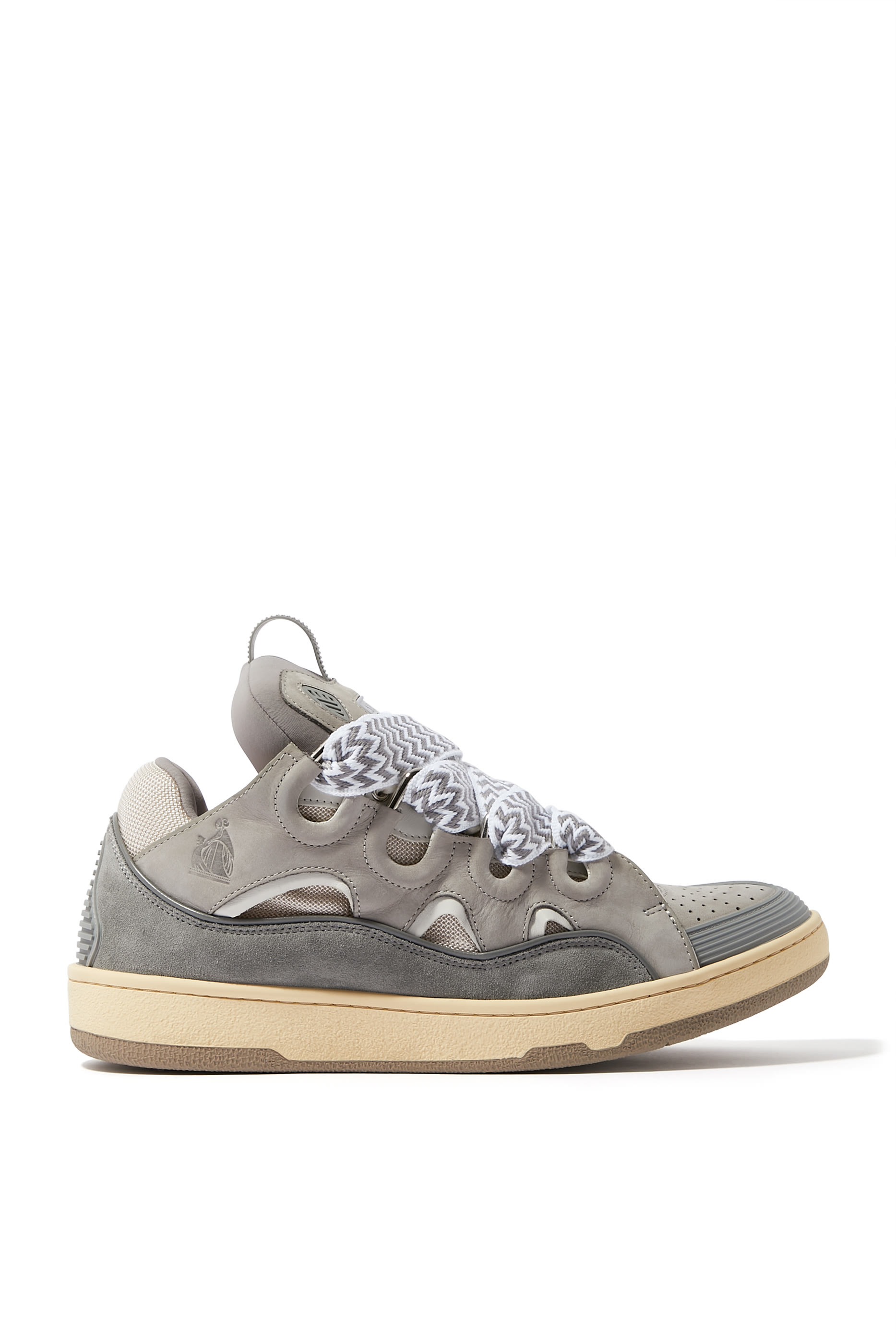 سنيكرز كيرب بكاحل منخفض جلد