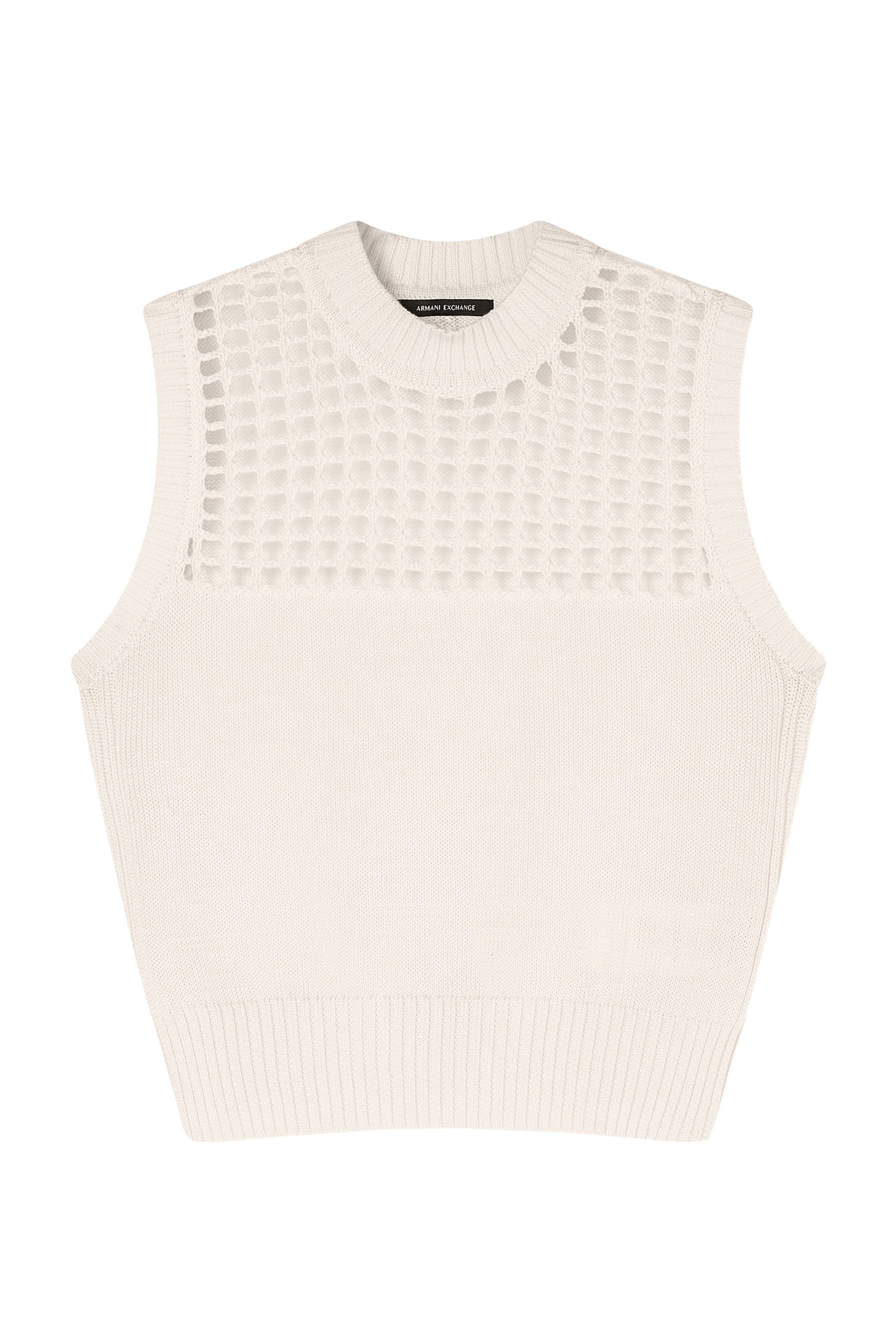 كنزة بألواح منسوحة مفتوحة