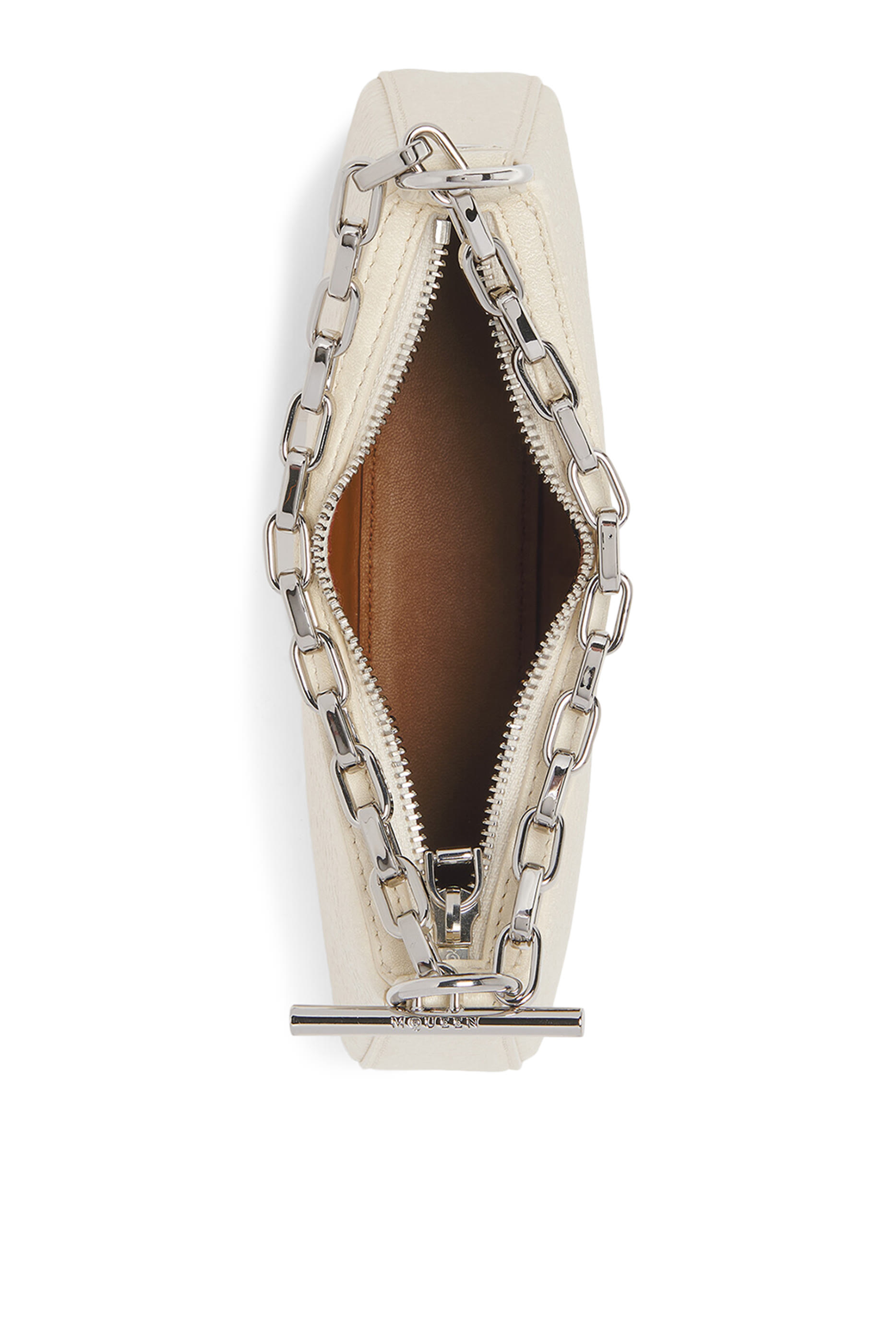 حقيبة صغيرة بحلية على شكل حرف تي