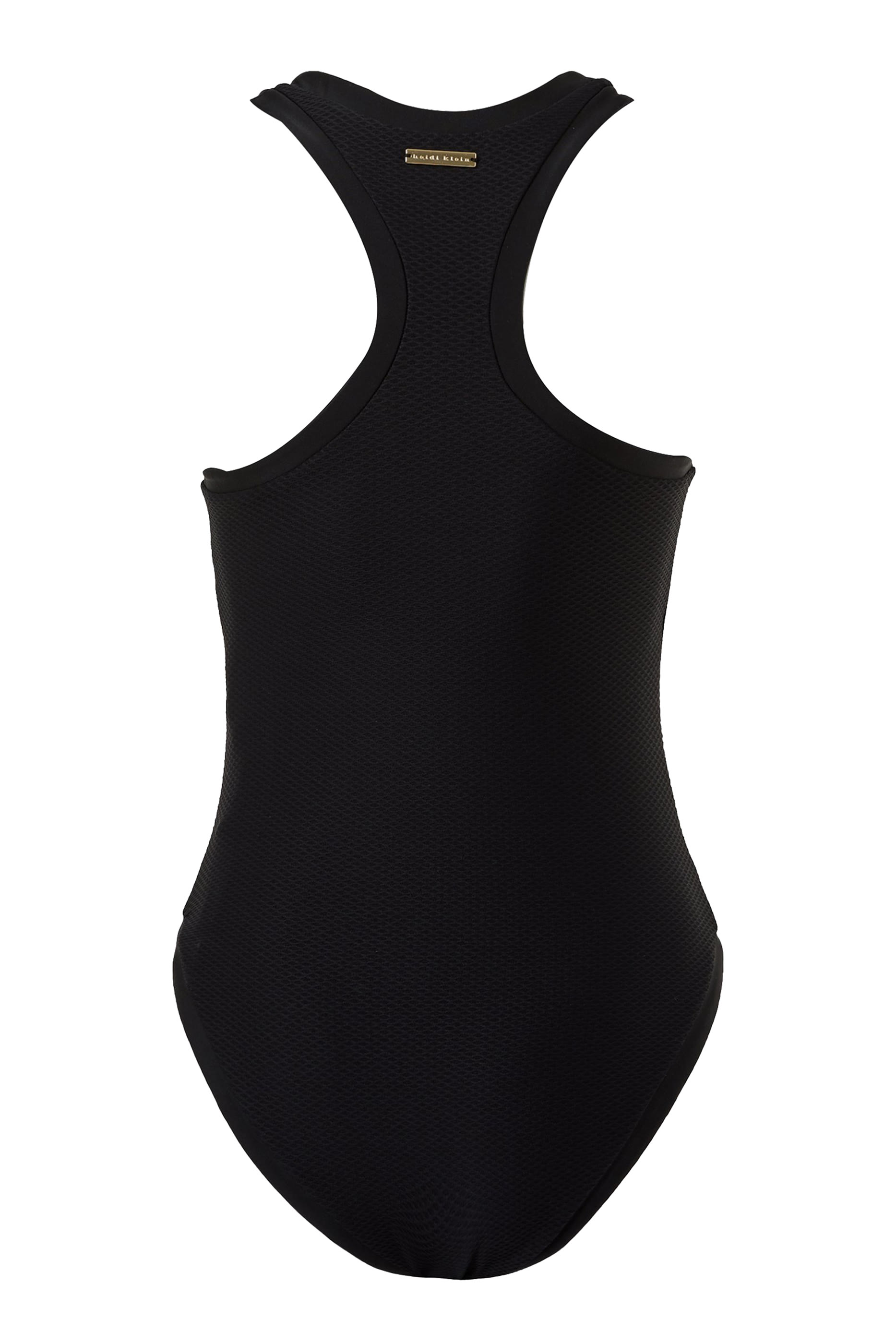 لباس سباحة قطعة واحدة بتصميم رياضي 