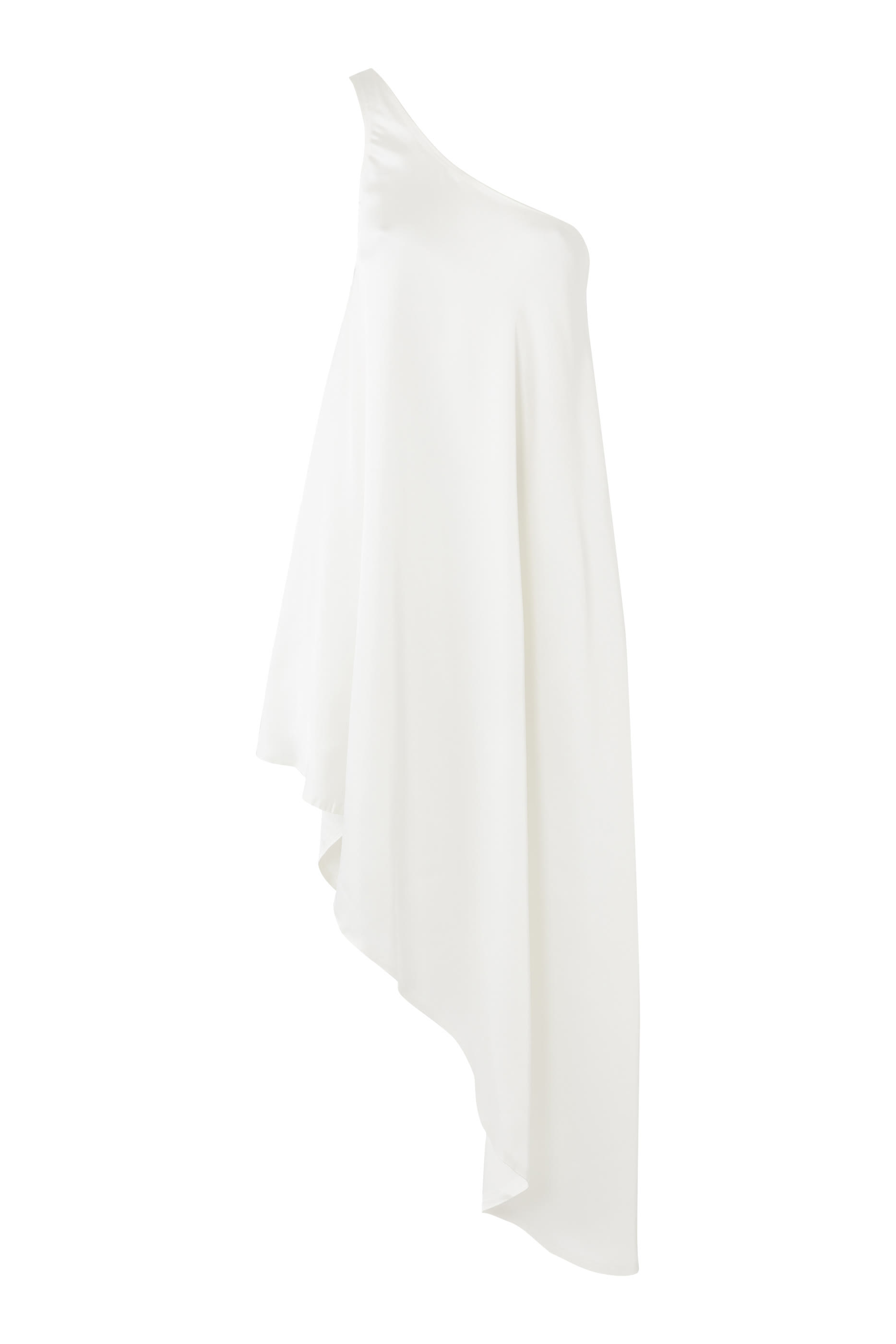 تونيك بكتف واحد وحافة مائلة