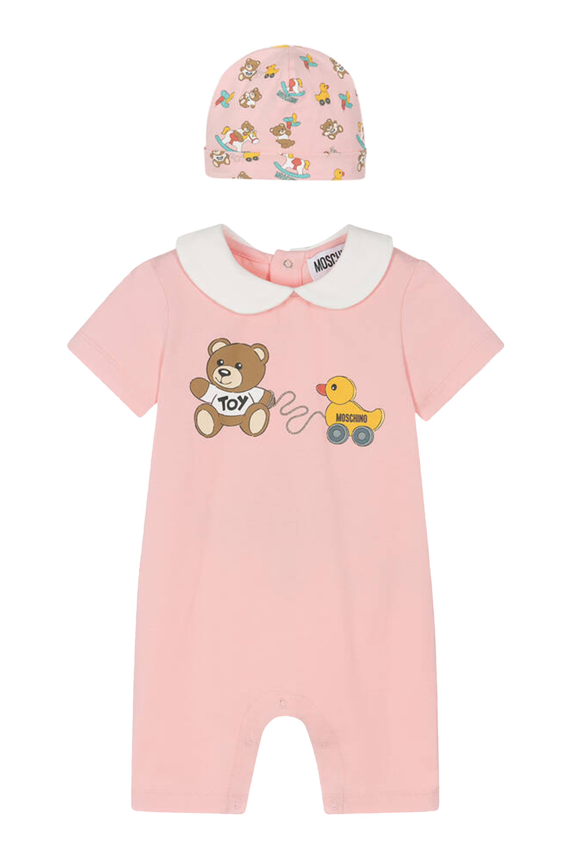 طقم هدية رومبر وقبعة للرضع