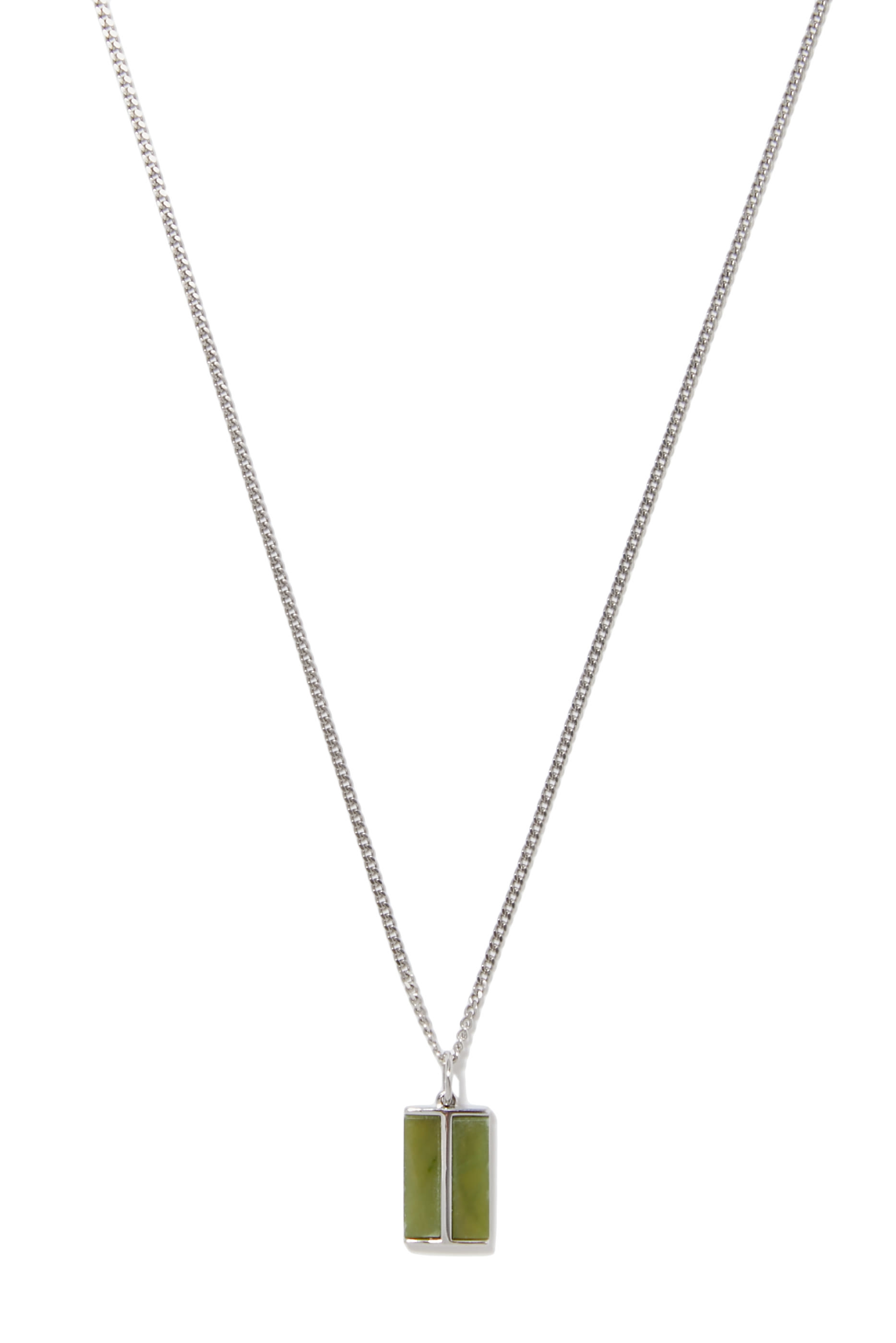 قلادة بدلاية مزدوجة مرصعة باليشب