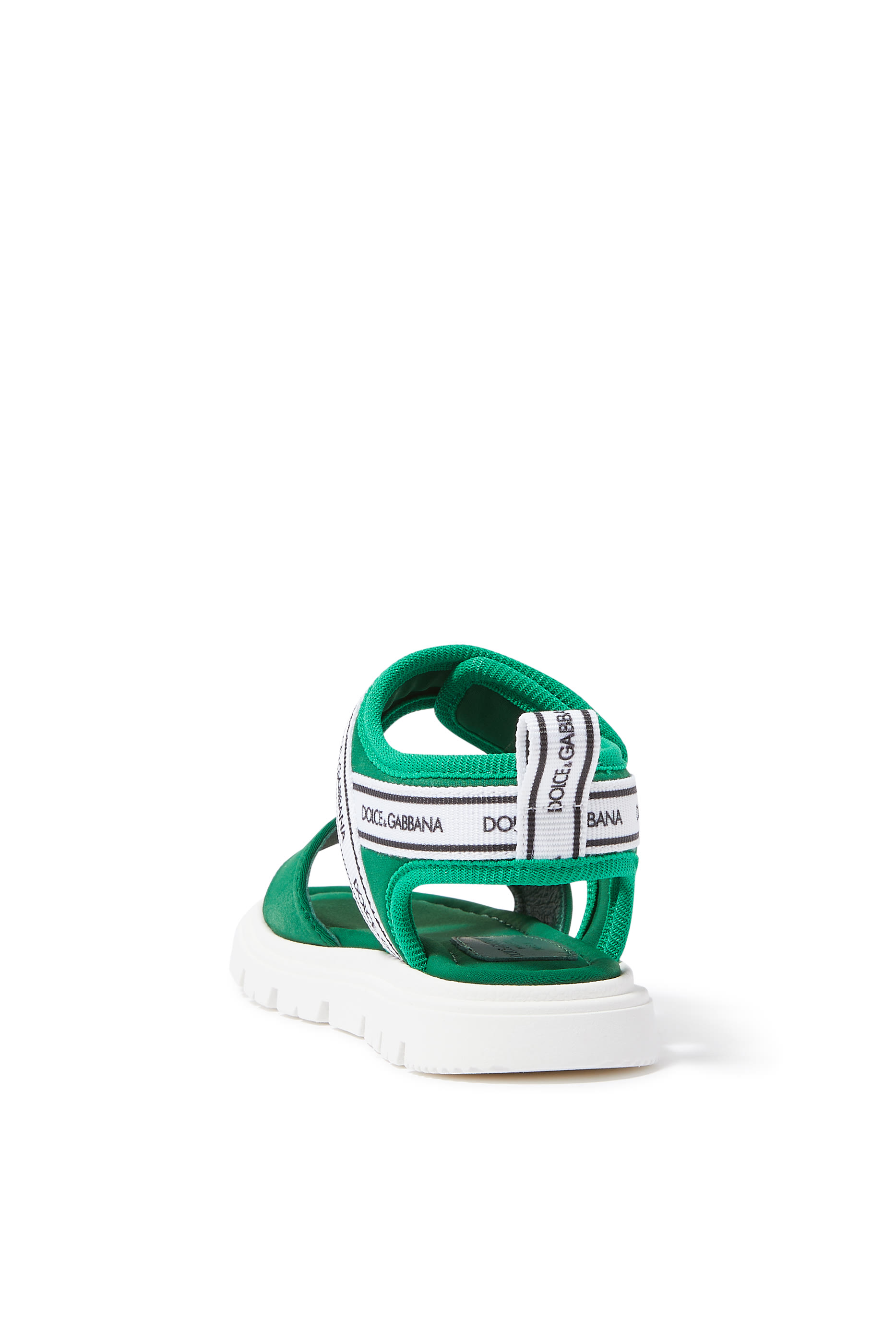 صندل بطبعة مطاطية بشعار الماركة بارزة الملمس للأطفال