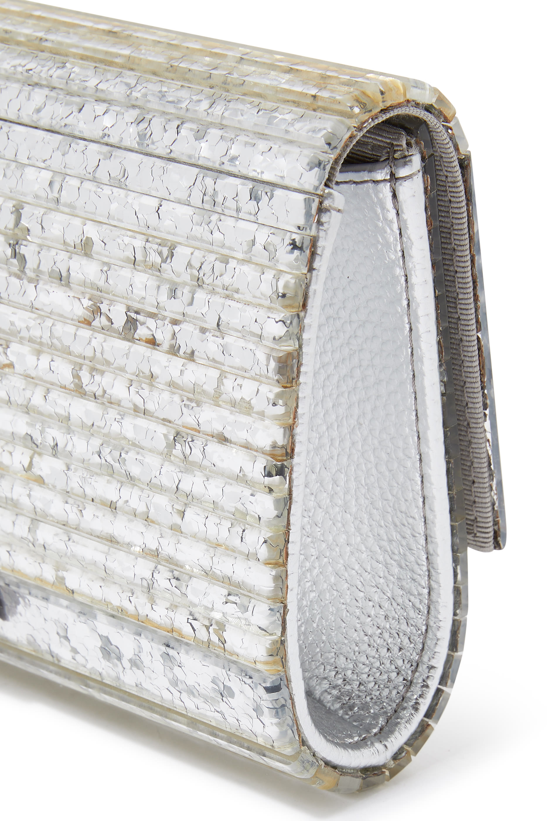 كلاتش بارتي شفاف بتصميم ظرف وحلية نسر