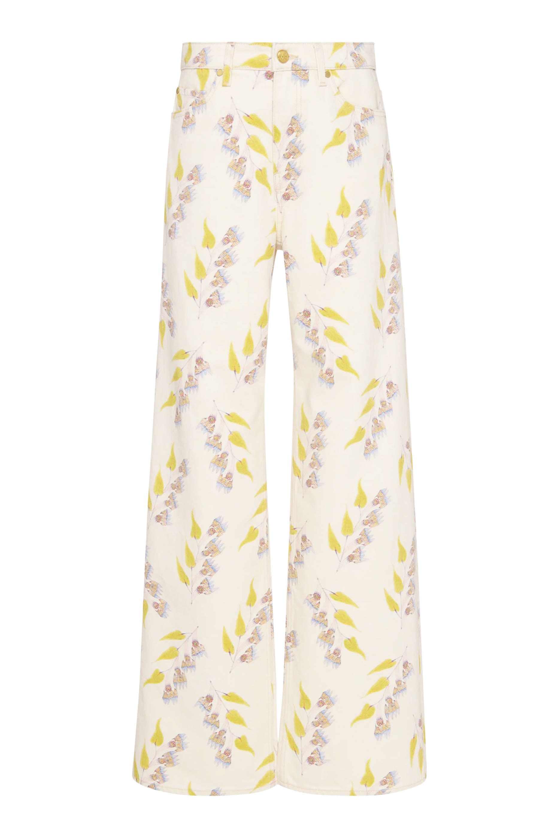 بنطال جينز ذا ويلو بقصة ساق واسعة