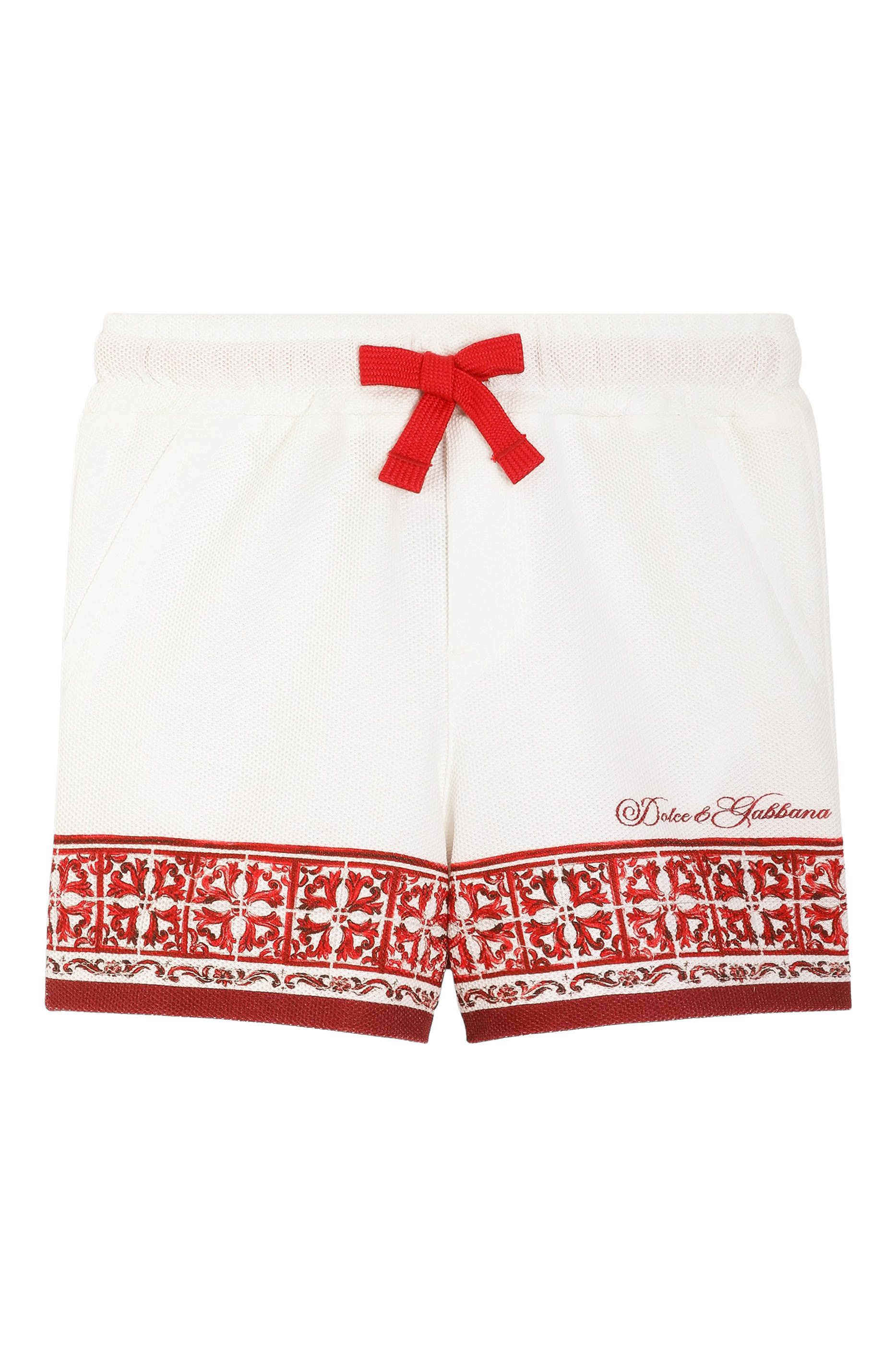 Kids Majolica-Print Bermuda Shorts
