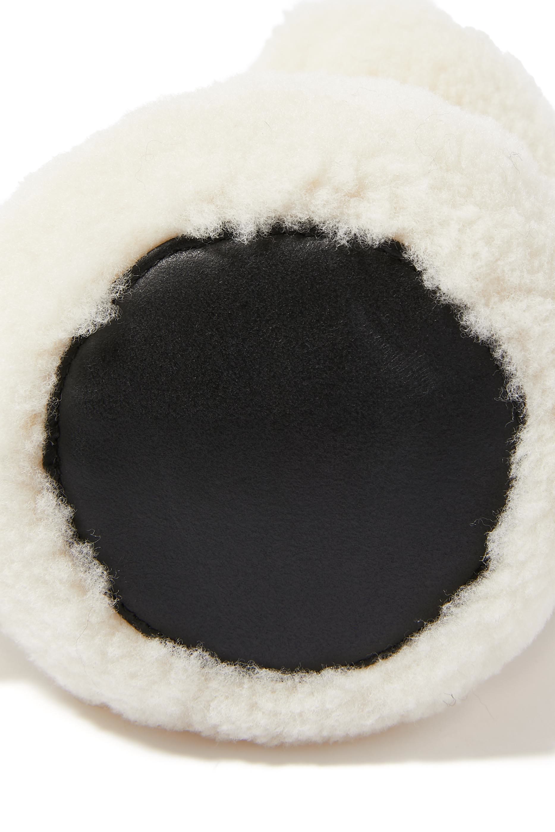 غطاء للأذنين فرو أرنب ريكس وجلد حمل