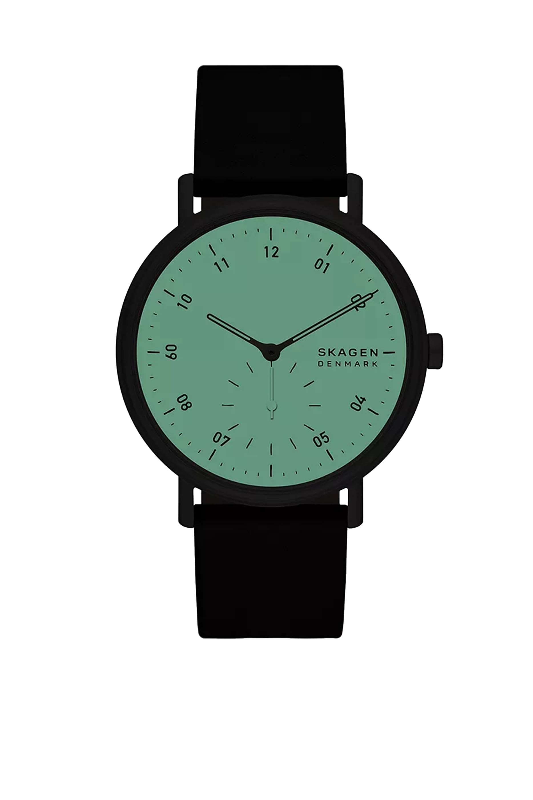 ساعة كوبل بثلاثة عقارب جلد