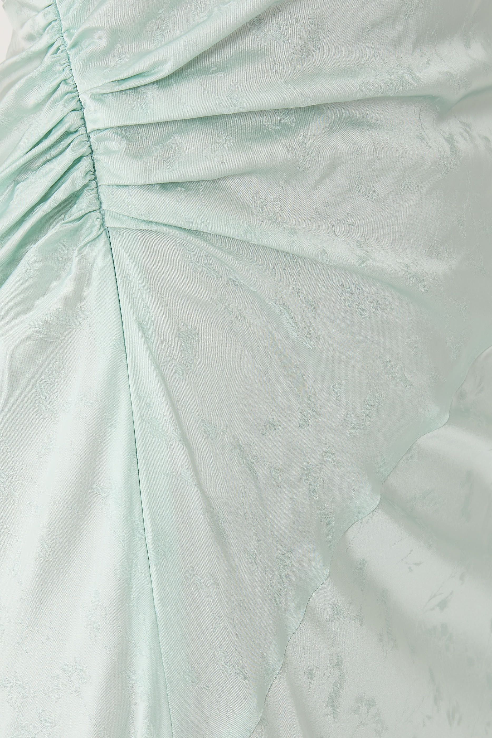 فستان بتصميم ملفوف غير متماثل متوسط الطول