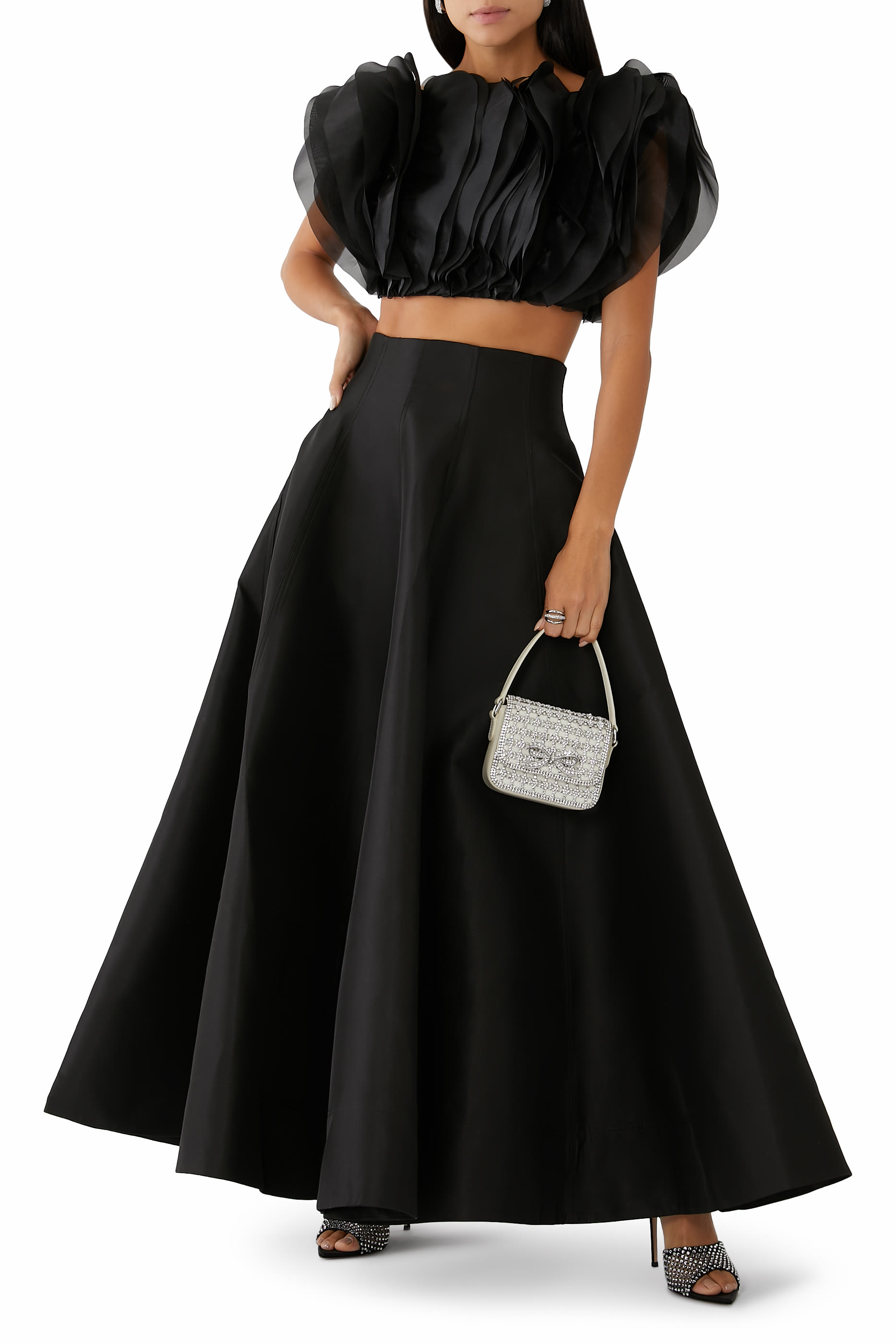 تنورة واربرتون طويلة