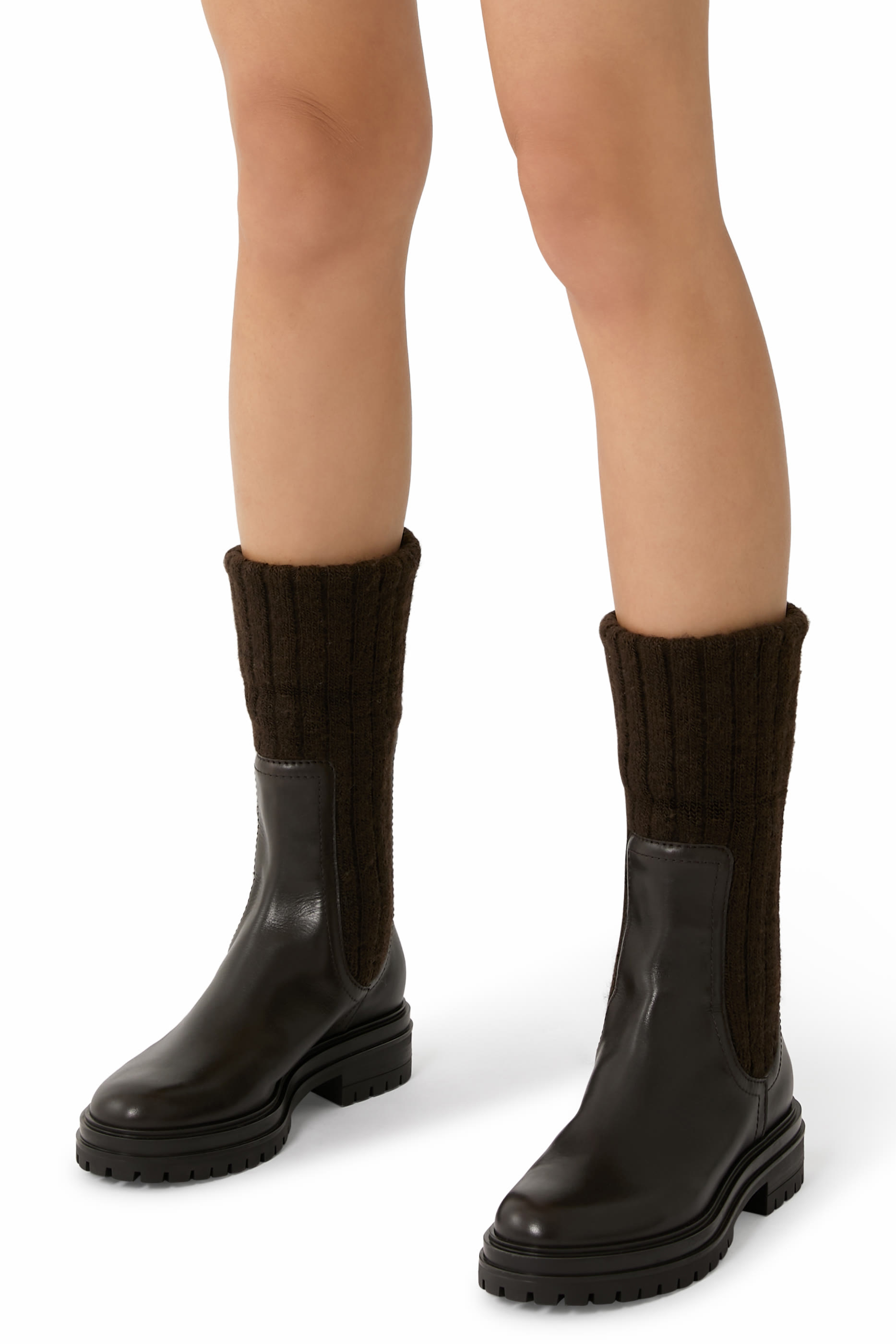 بوت تيني تشيلسي جلد