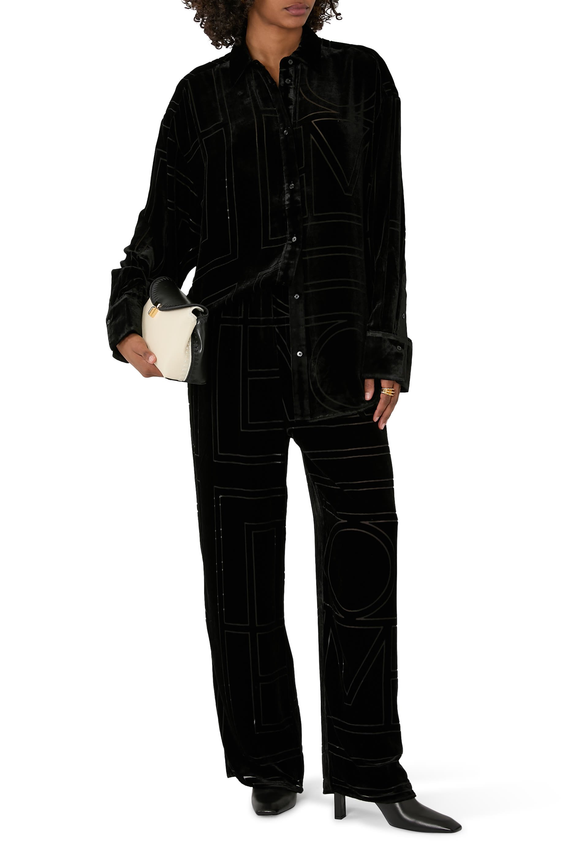 Oversized Devor&eacute; Shirt