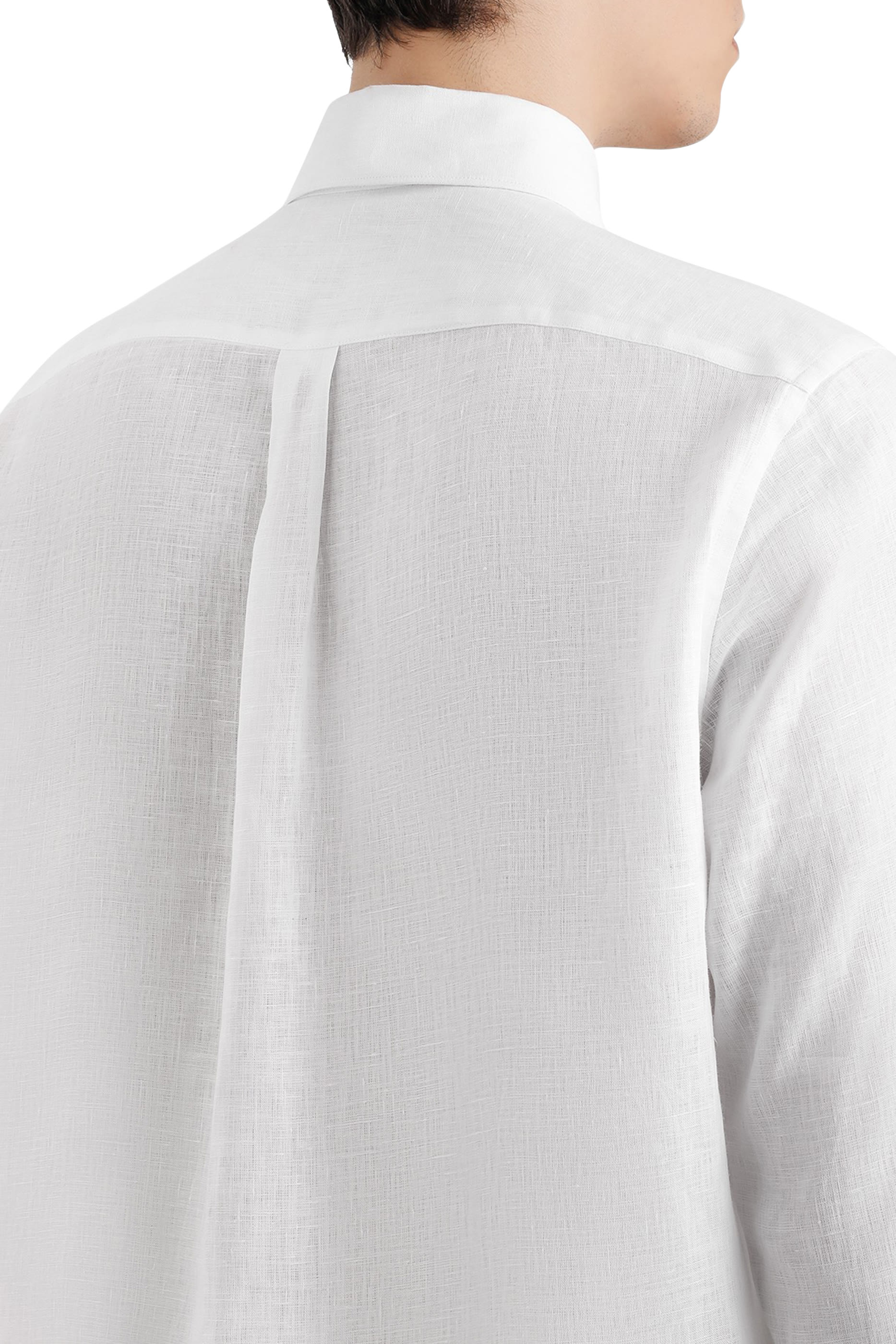 قميص بقصة مارتيني وتطريز شعار الماركة