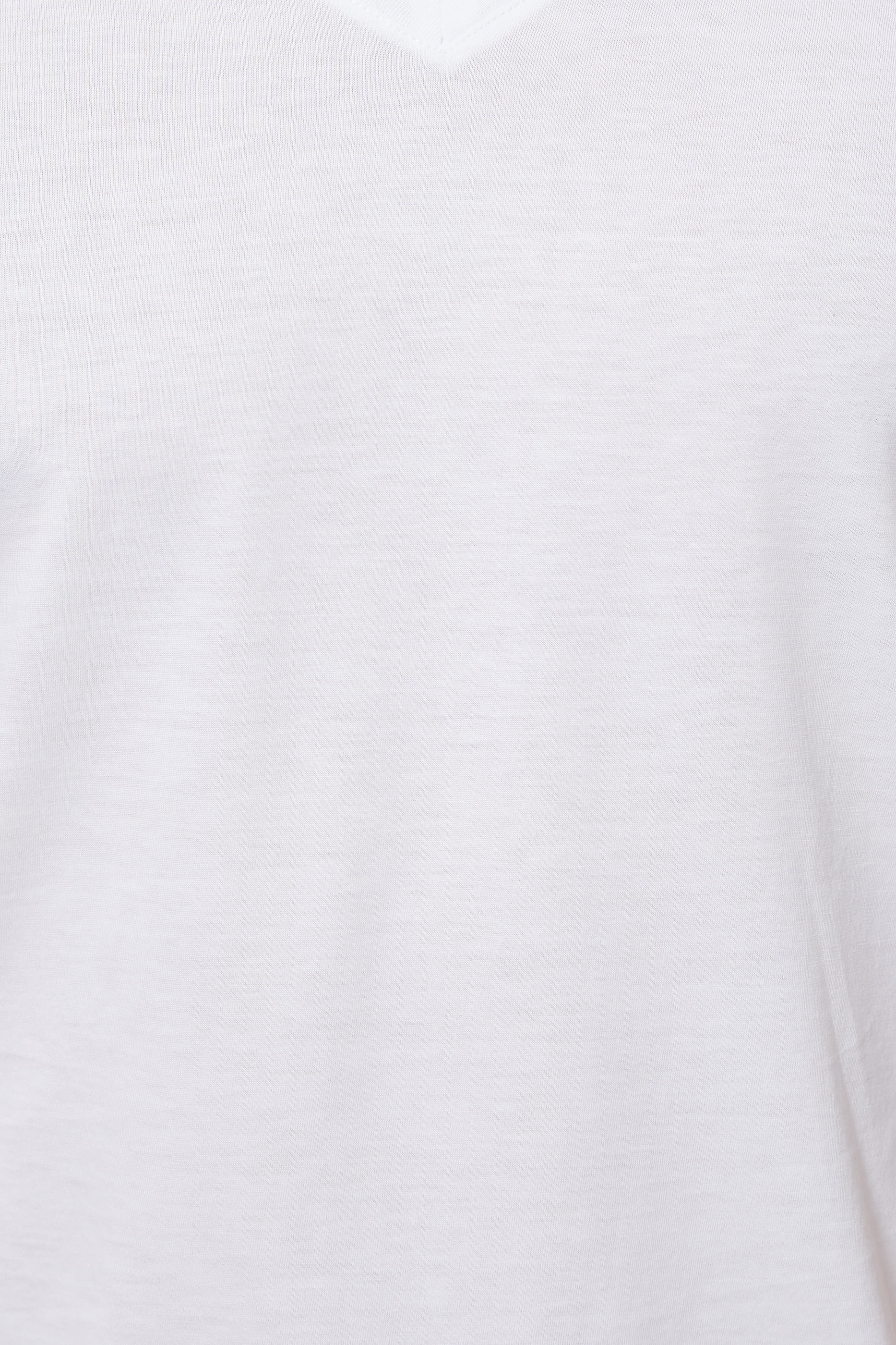 تي شيرت قطن بيما بفتحة رقبة V