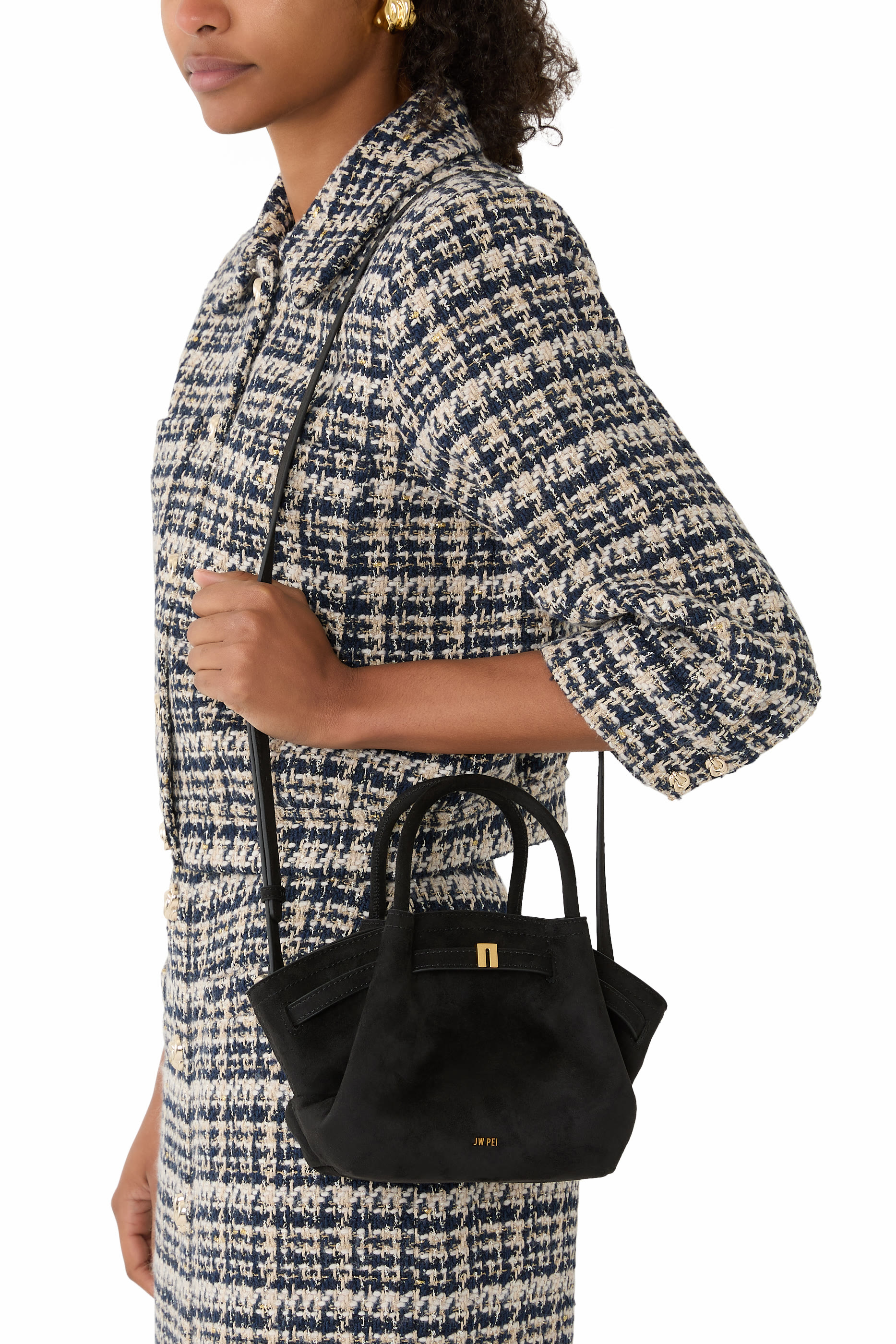 حقيبة يد هانا صغيرة شمواه صناعي