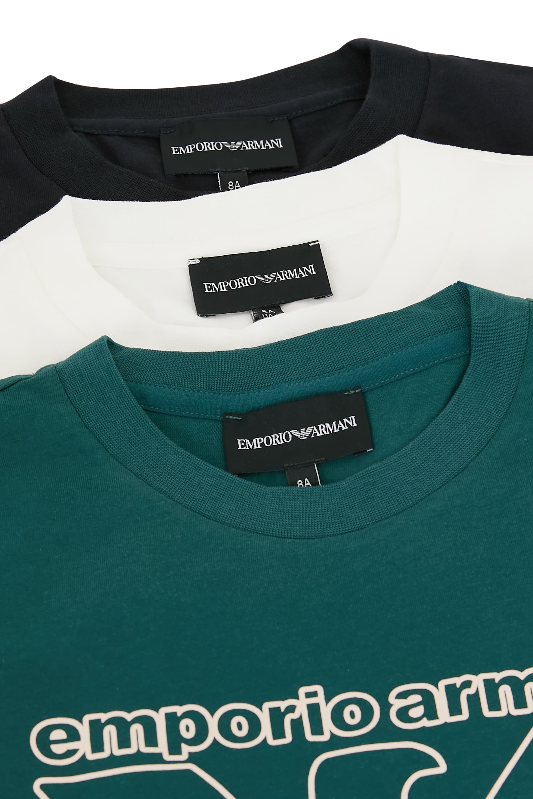 طقم تيشيرت قطن للأطفال، 3 قطع