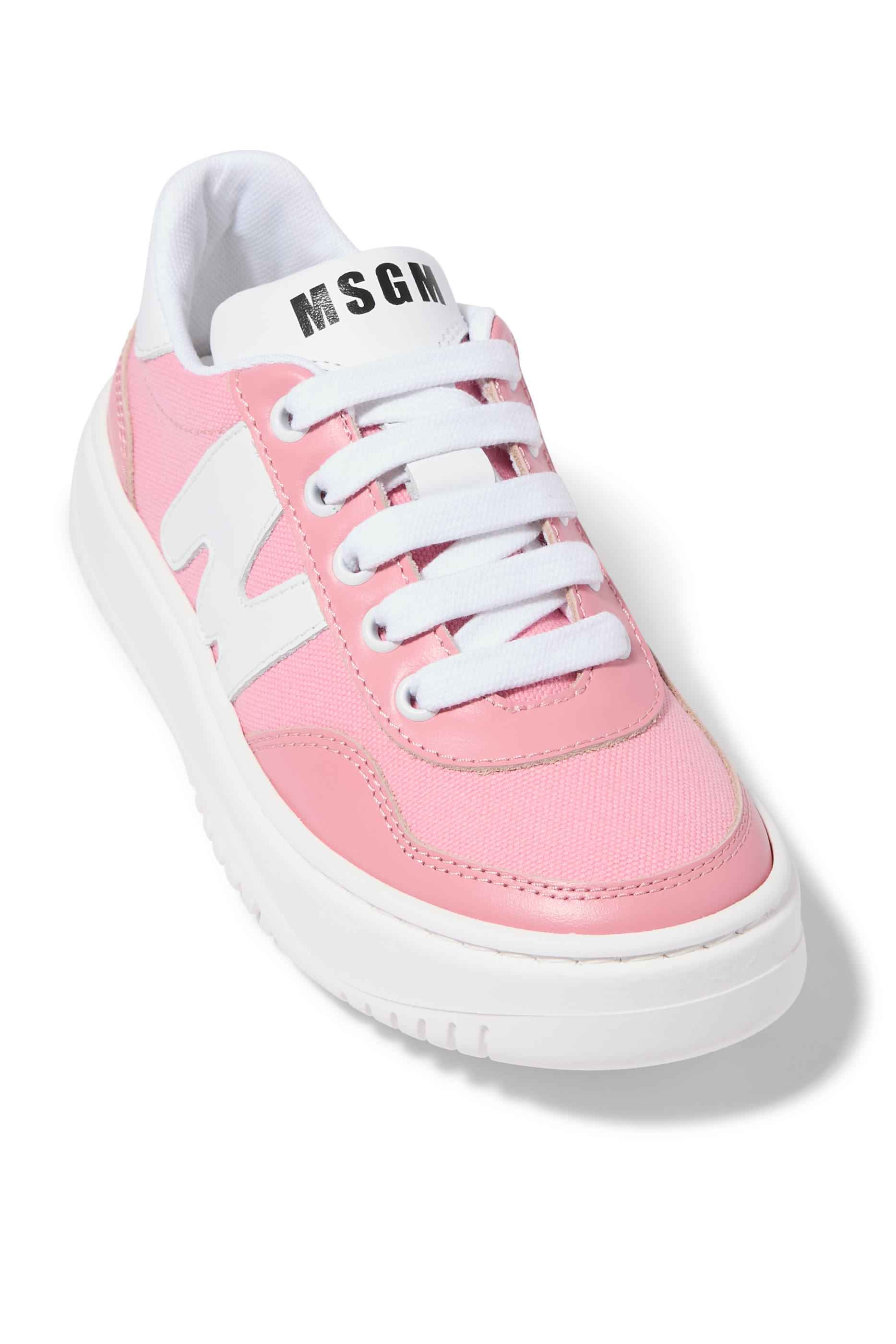 سنيكرز بشعار الماركة جلد للأطفال