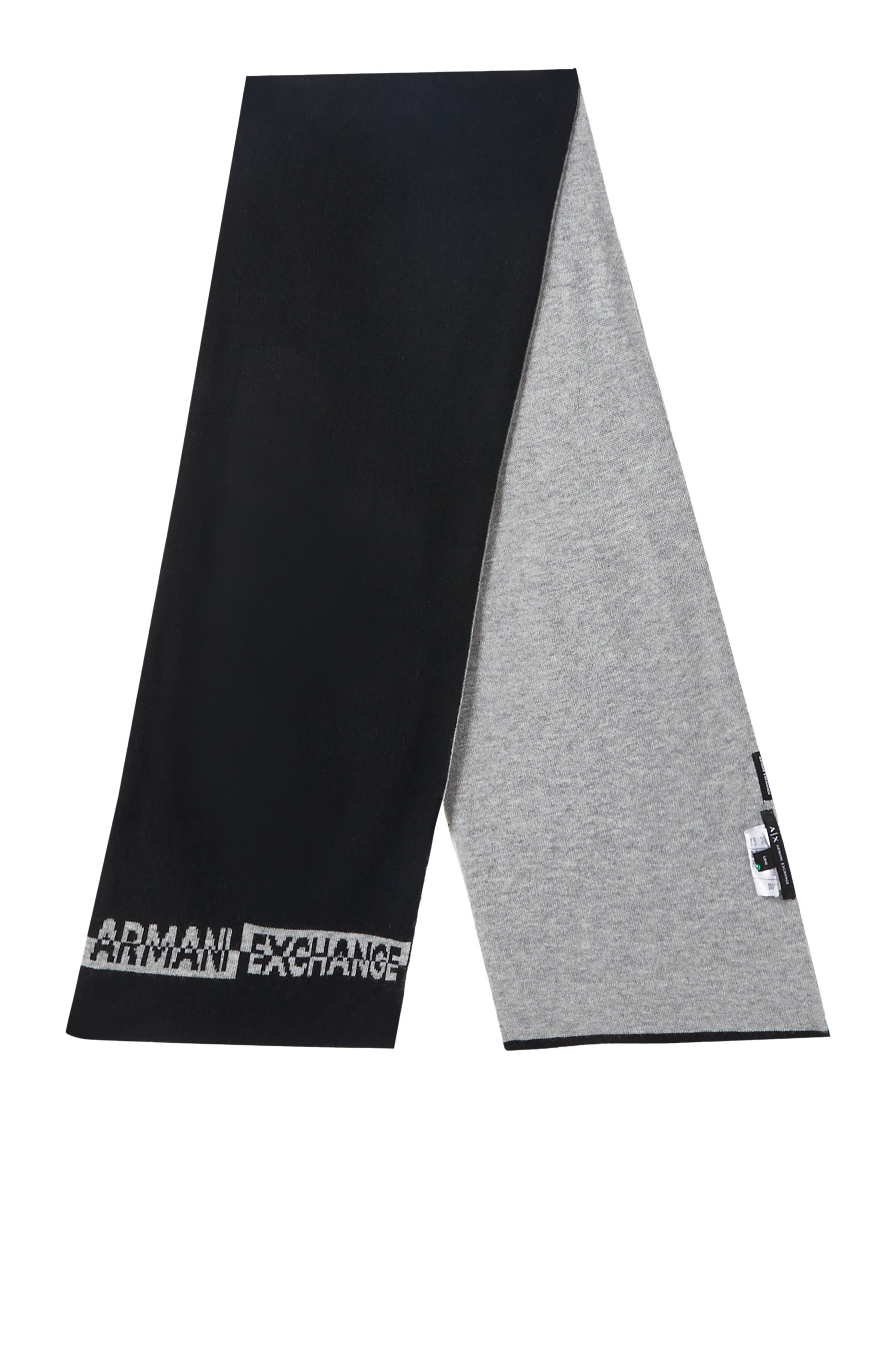 طقم قبعة بيني ووشاح منسوج بنقشة إنتارسيا