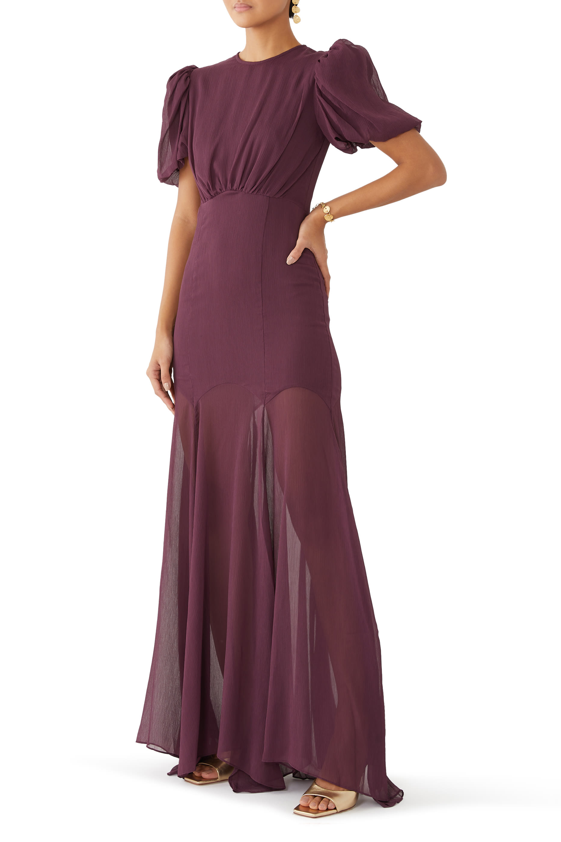 فستان أغوا طويل