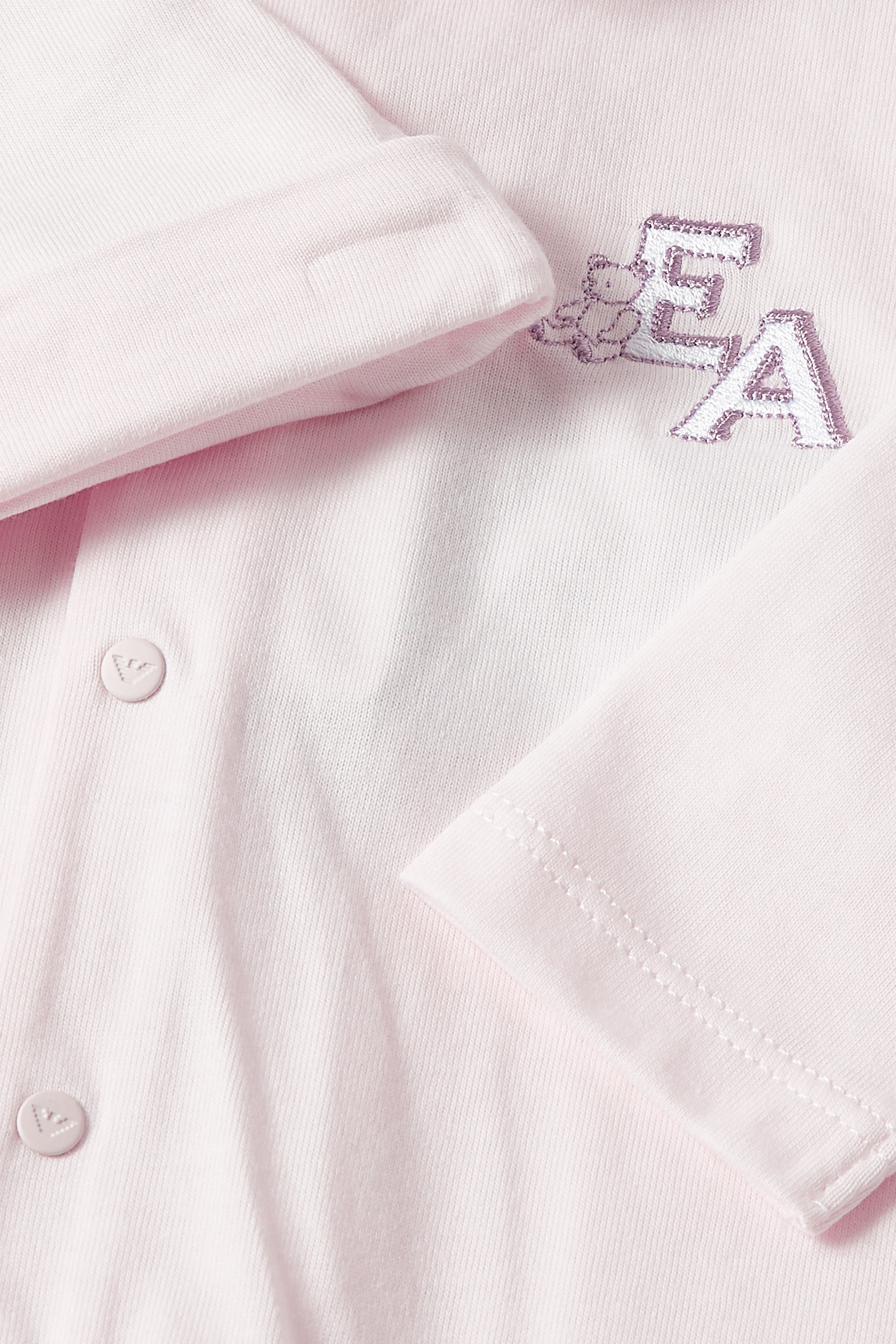 طقم بودي سوت بشعار الماركة وقبعة للأطفال