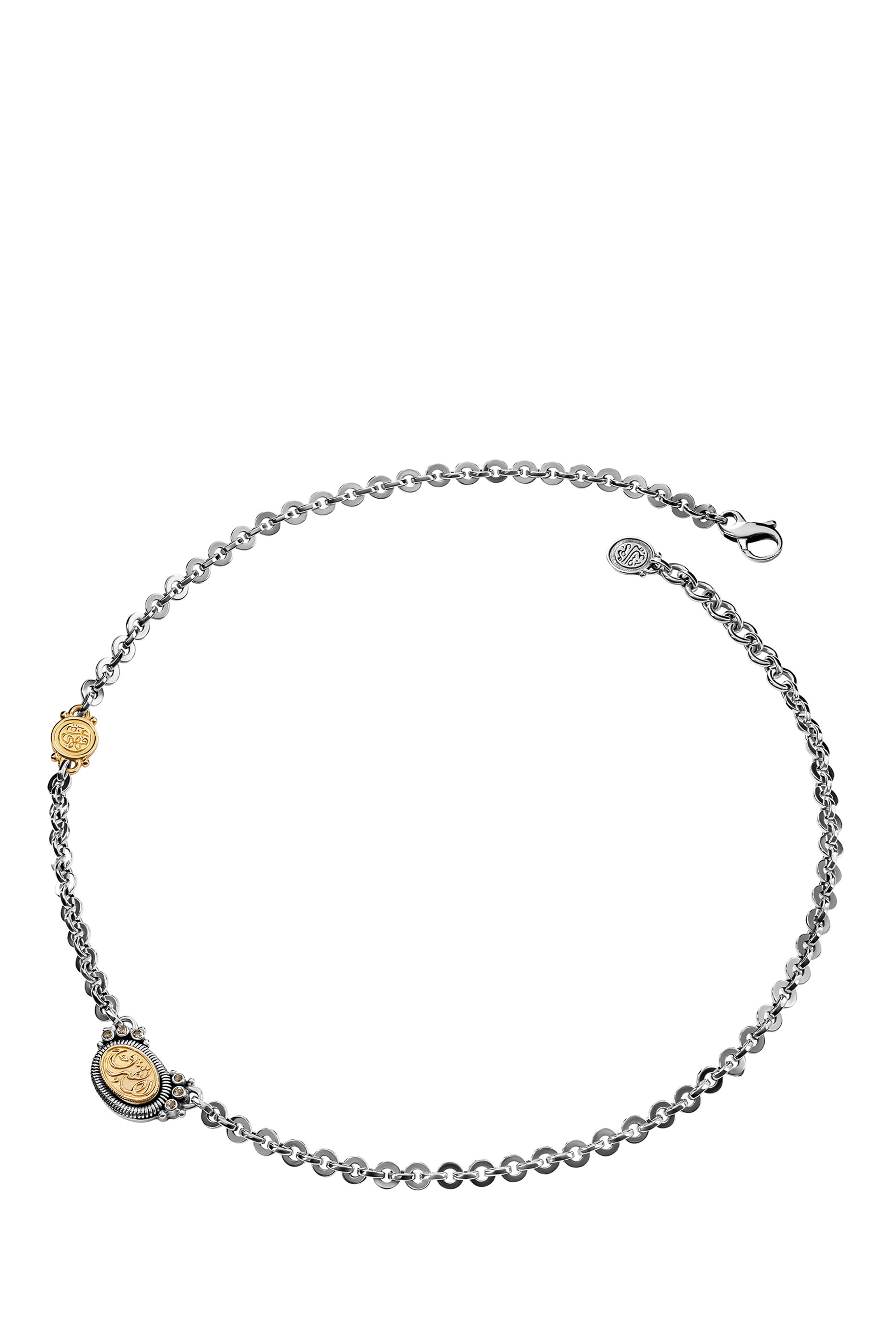 قلادة مزينة بعبارة "لا نفترق"