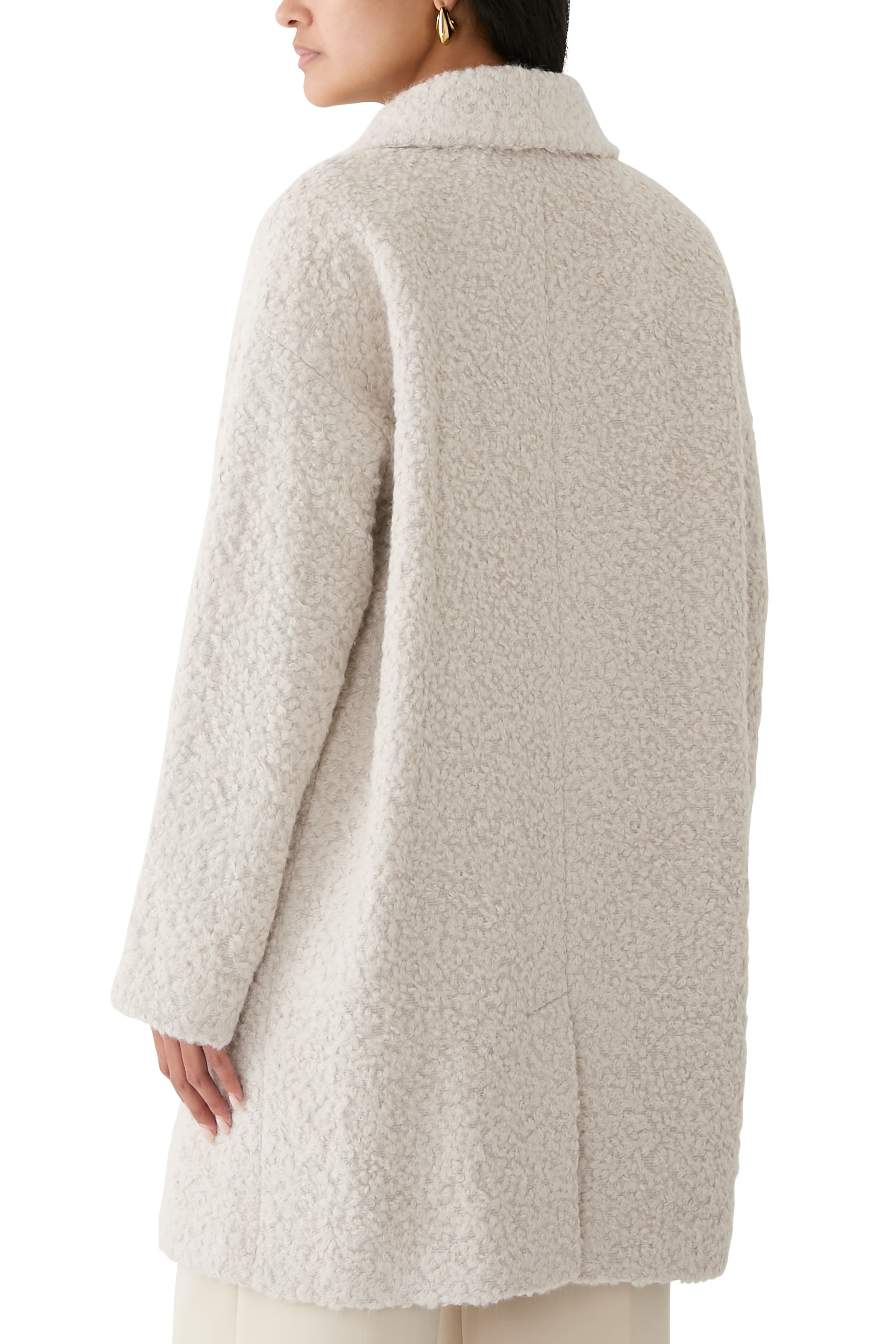 معطف لوكس بياقة شال ألباكا