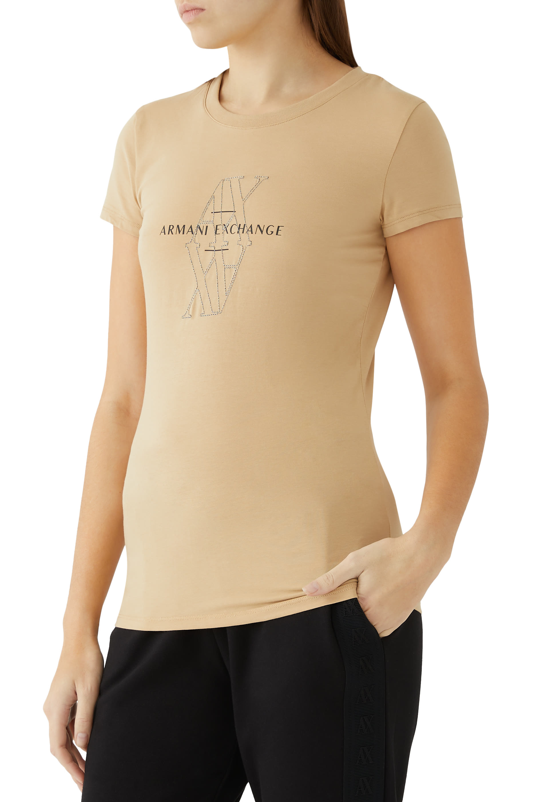 تيشيرت بشعار ذا جريد آرتي ستيلا كلير جرسيه