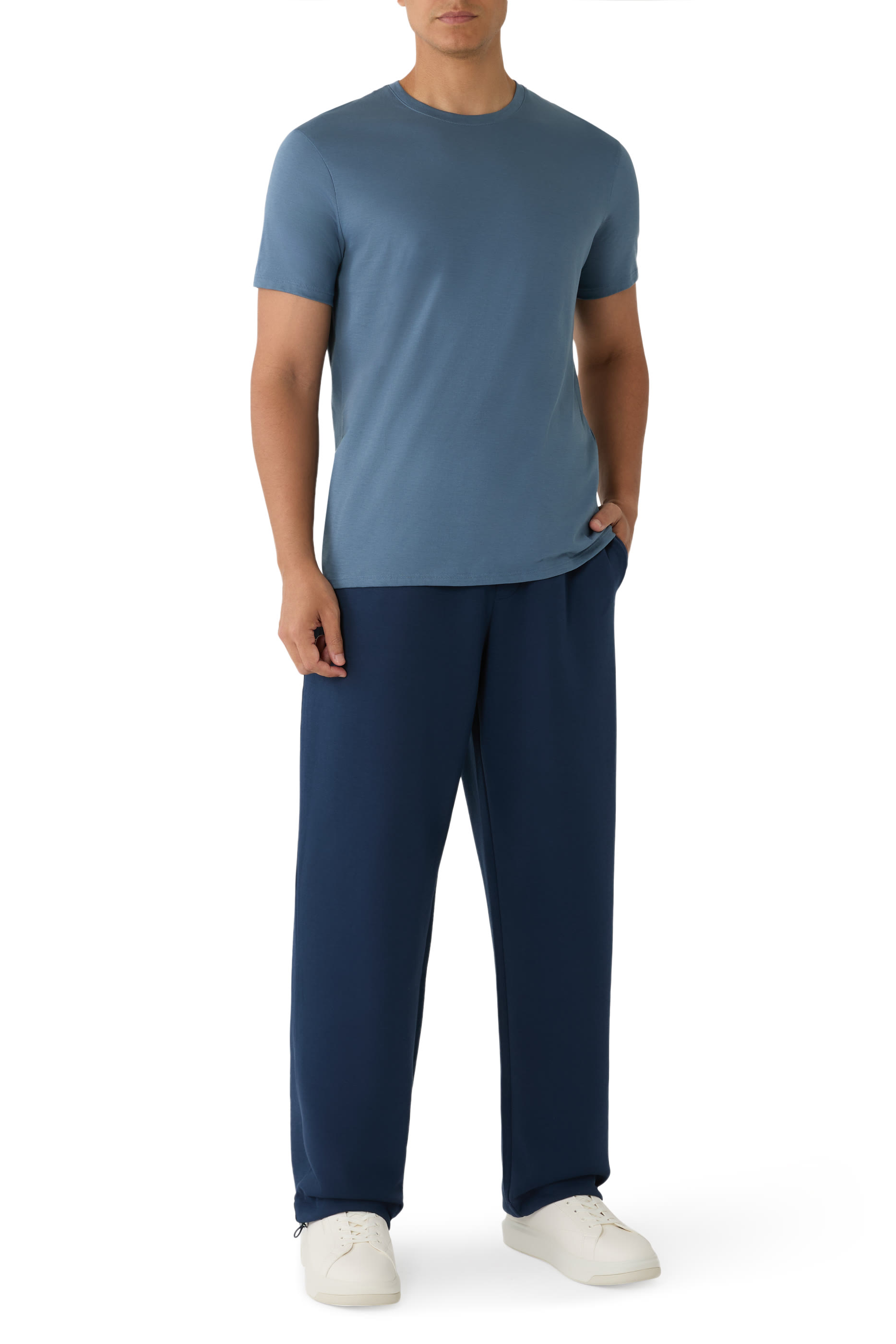 تيشيرت بقصة ضيقة قطن بيما