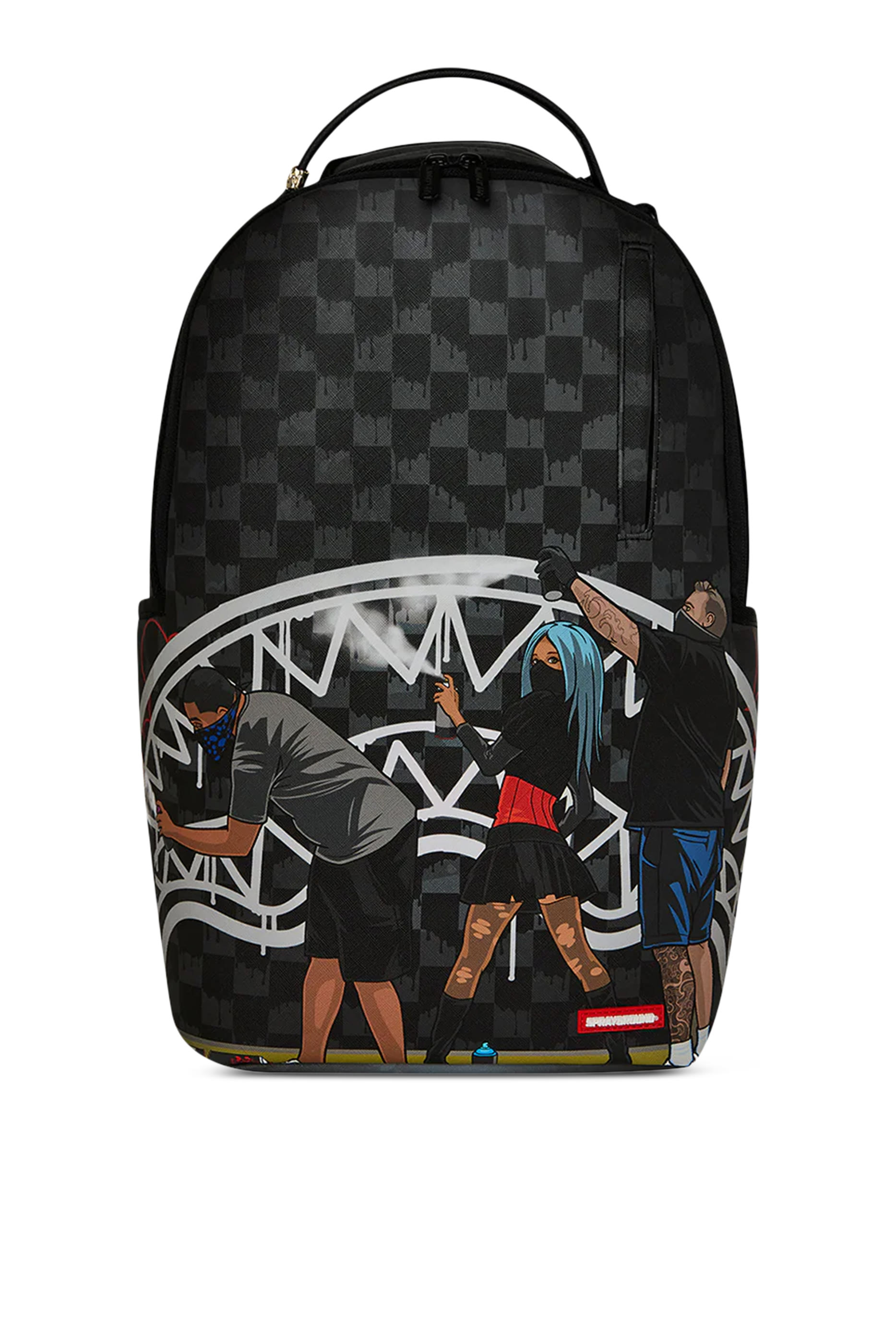 حقيبة ظهر بنقشة رسامي جدران في محطات المترو