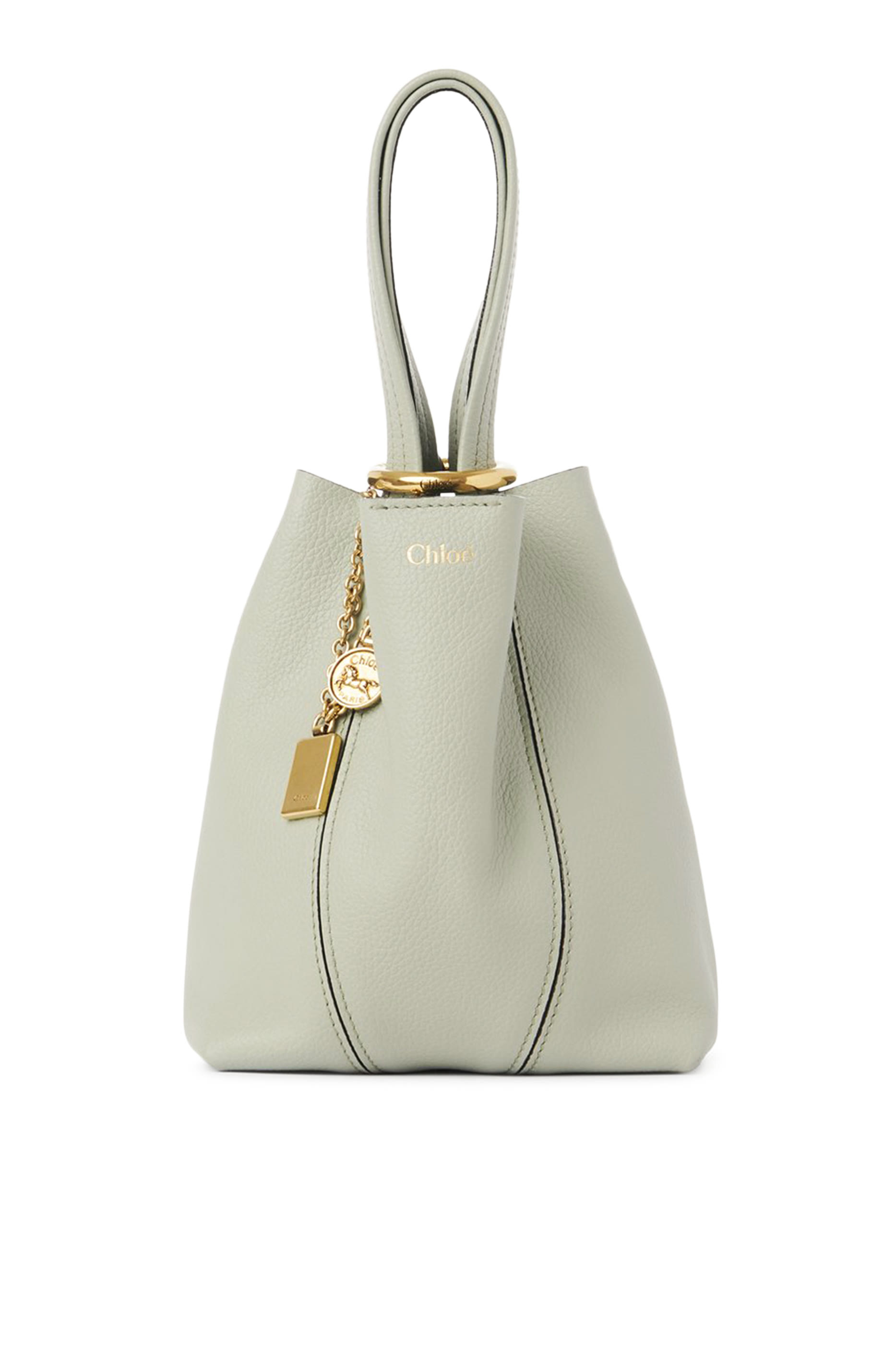 حقيبة يد سبين صغيرة جلد بارز الملمس