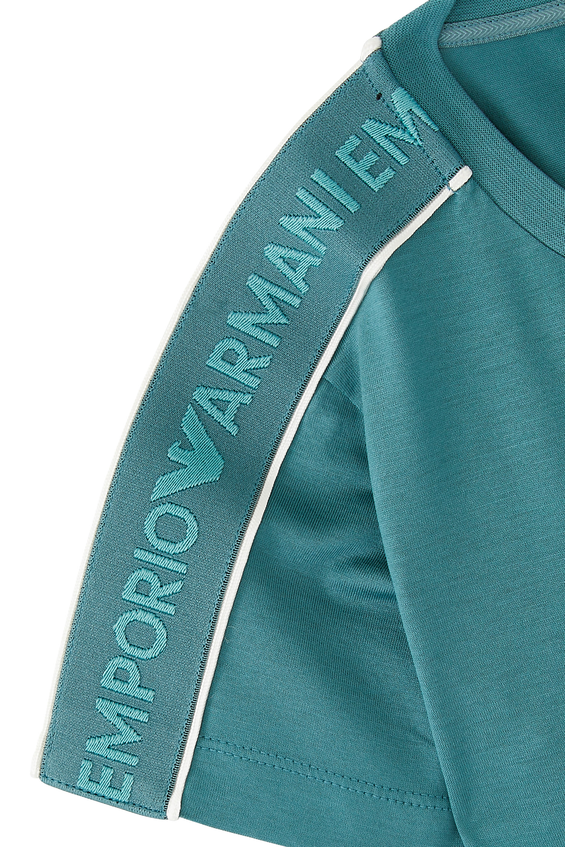 تيشيت بشريط بشعار الماركة للأطفال