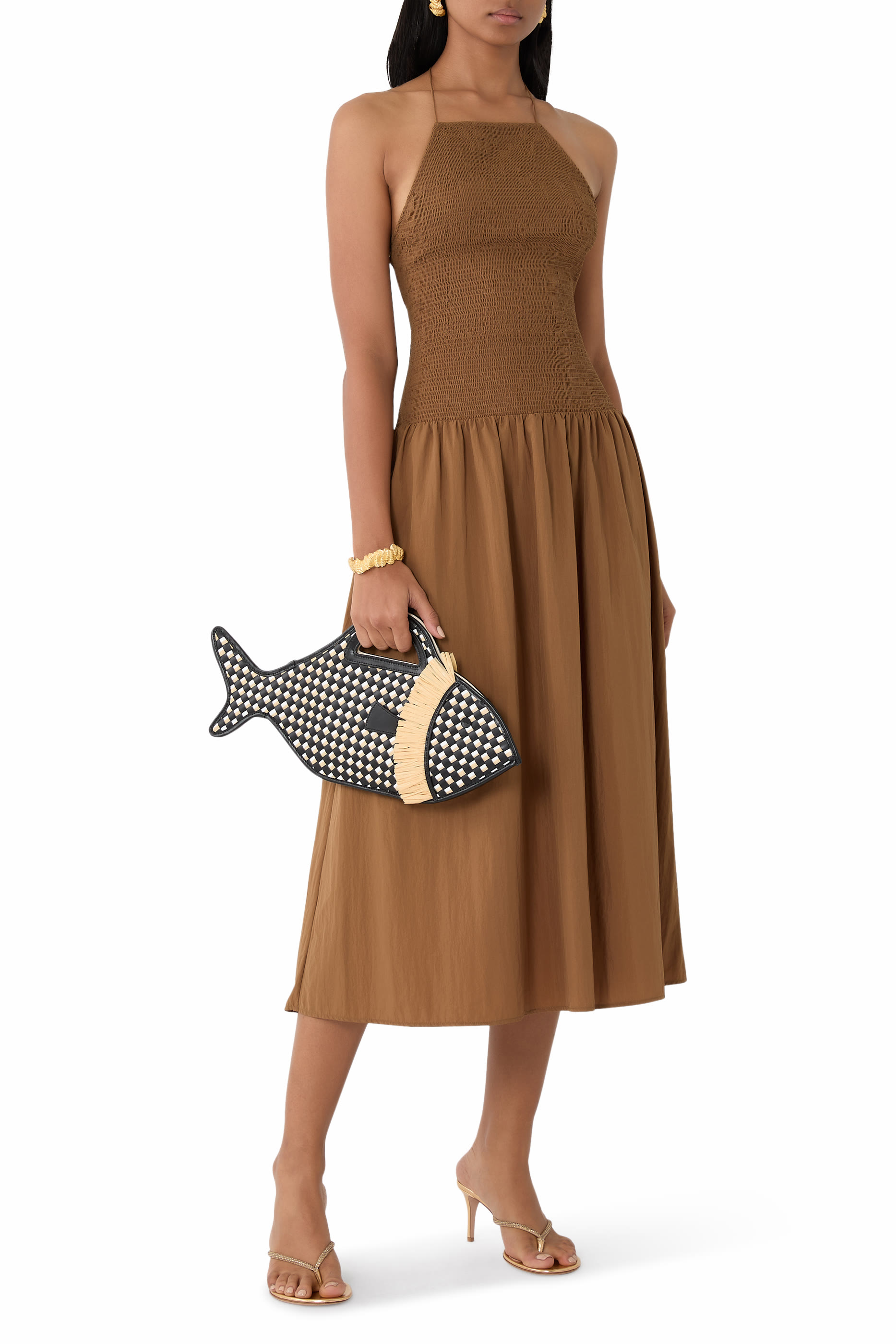 فستان ليزلي متوسط ​​الطول