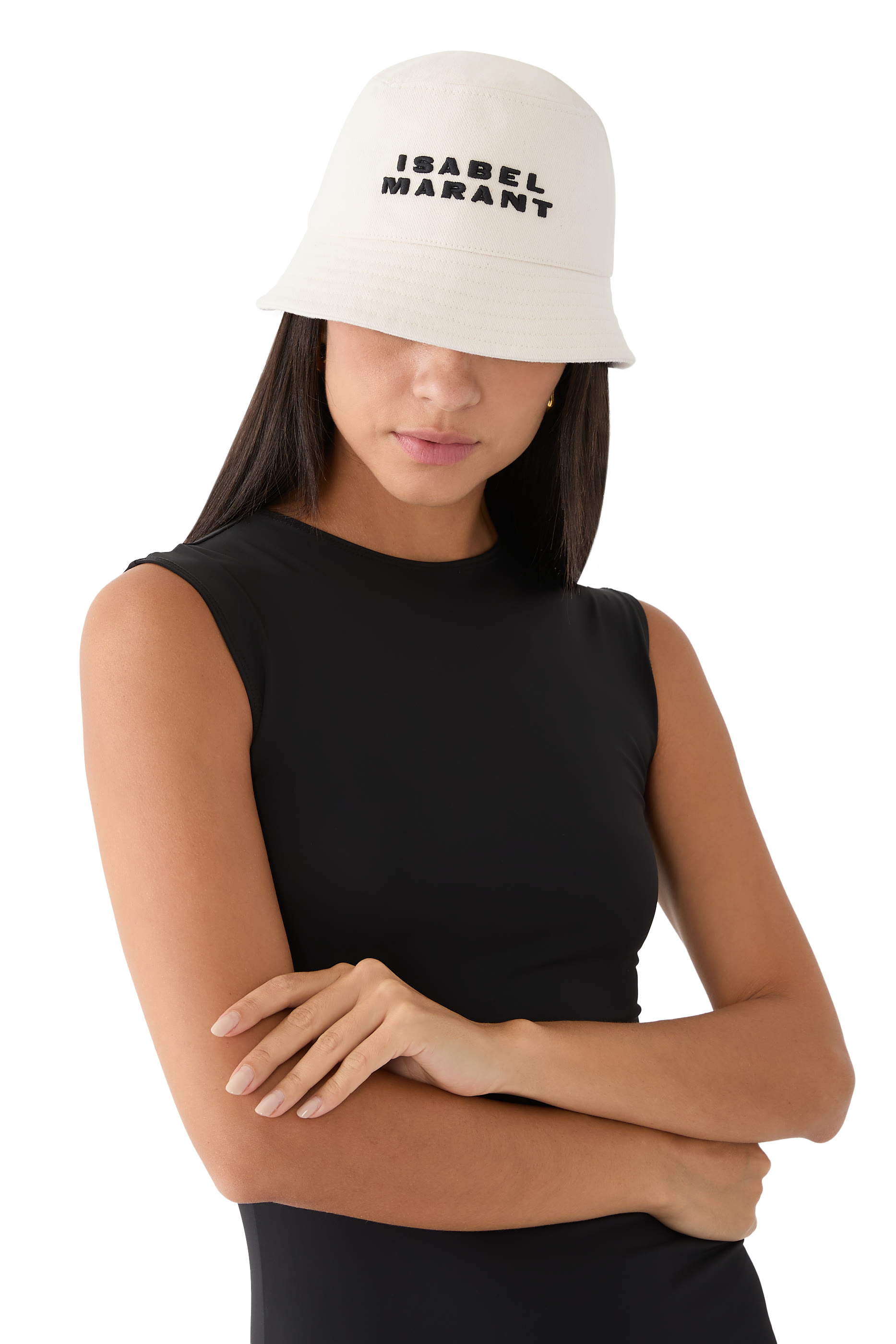 قبعة باكيت هالي بشعار الماركة المطرز