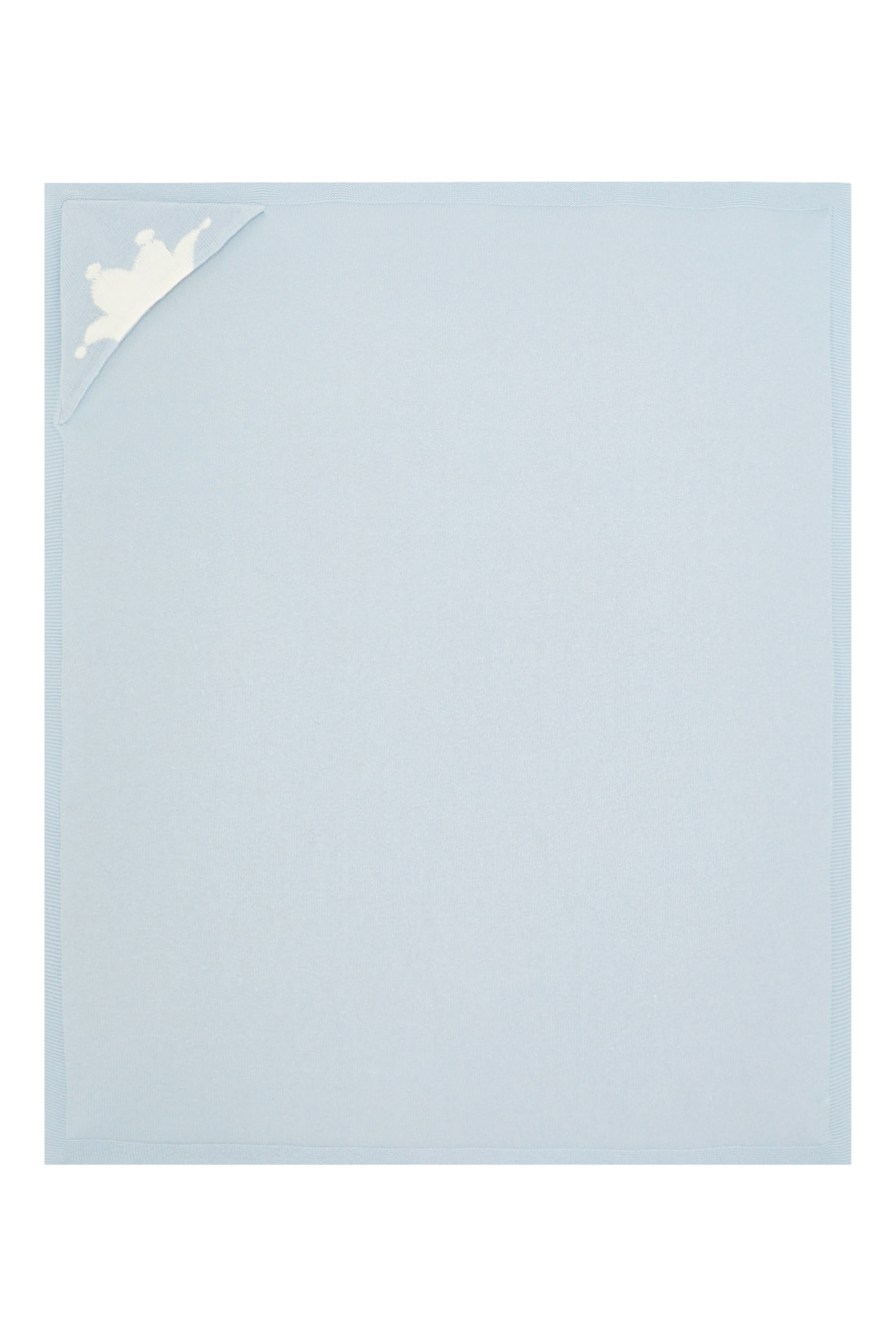 بطانية منسوجة بنقشة تاج