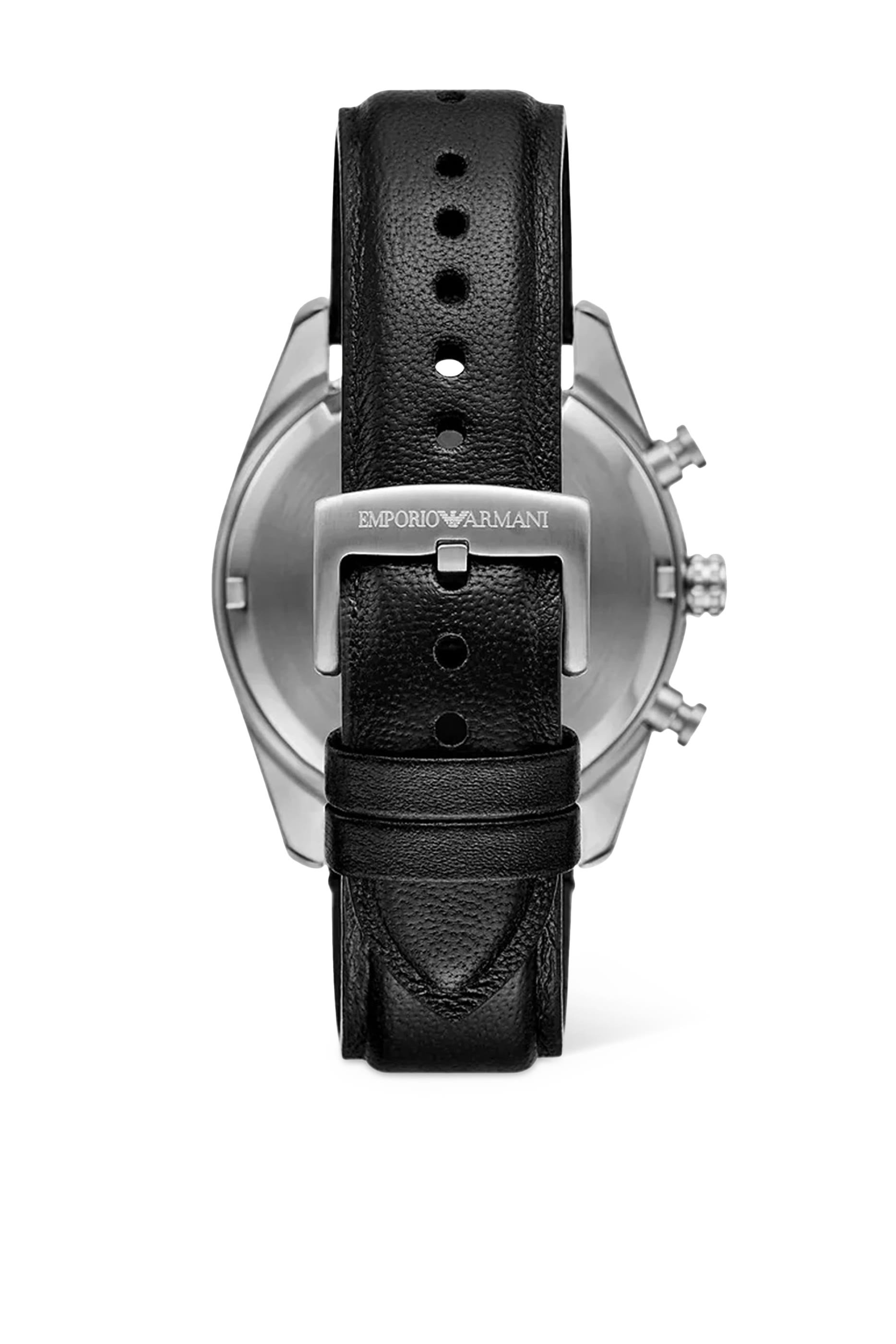 ساعة كرونوغراف جلد