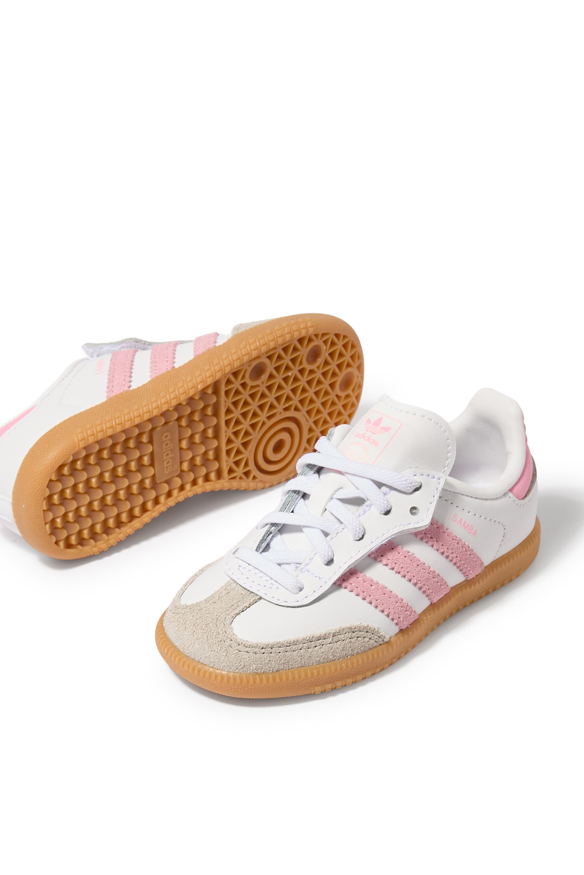 Kids Samba OG Comfort Closure Elastic Lace Sneakers