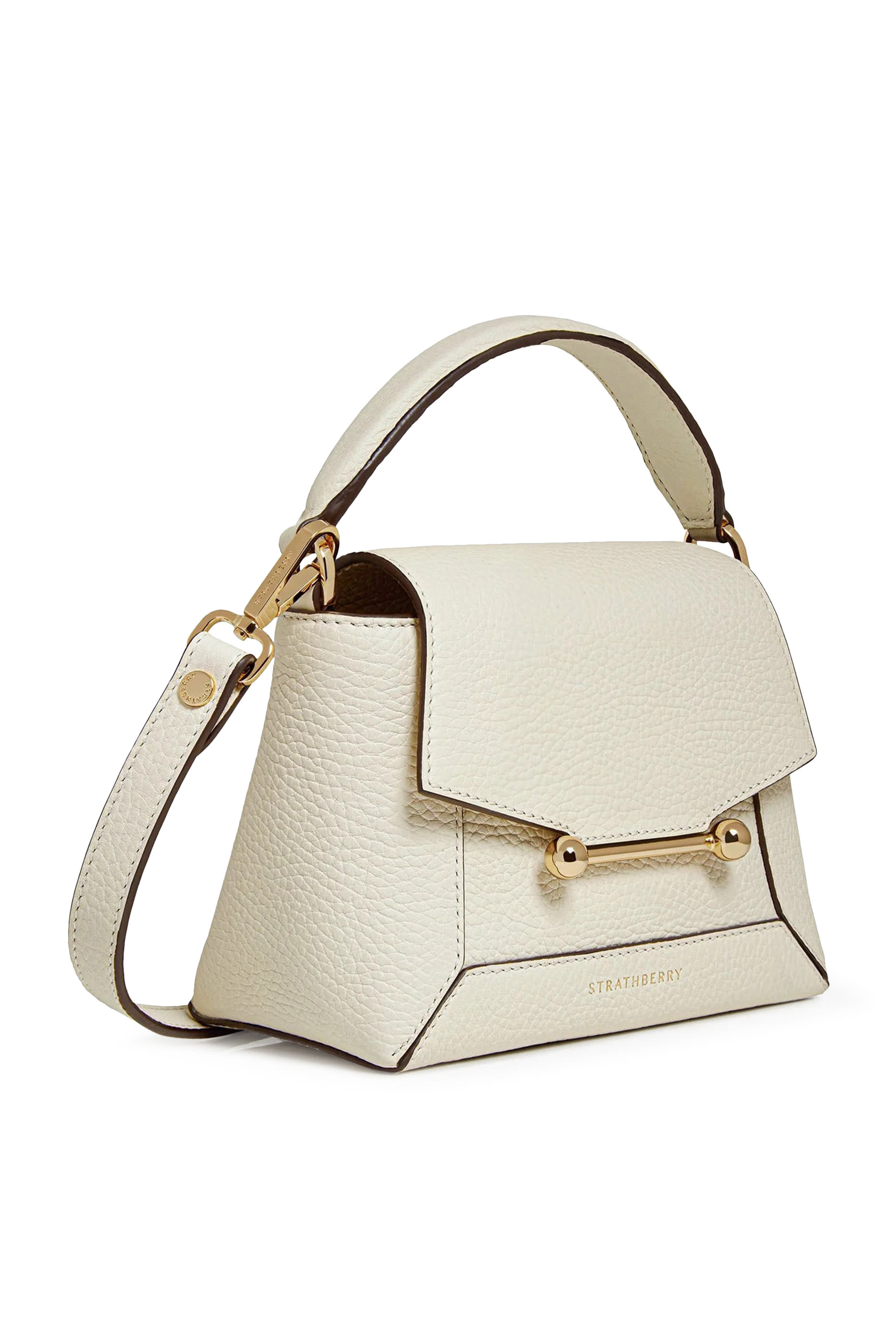 حقيبة موزاييك نانو بيد علوية جلد عجل بارز