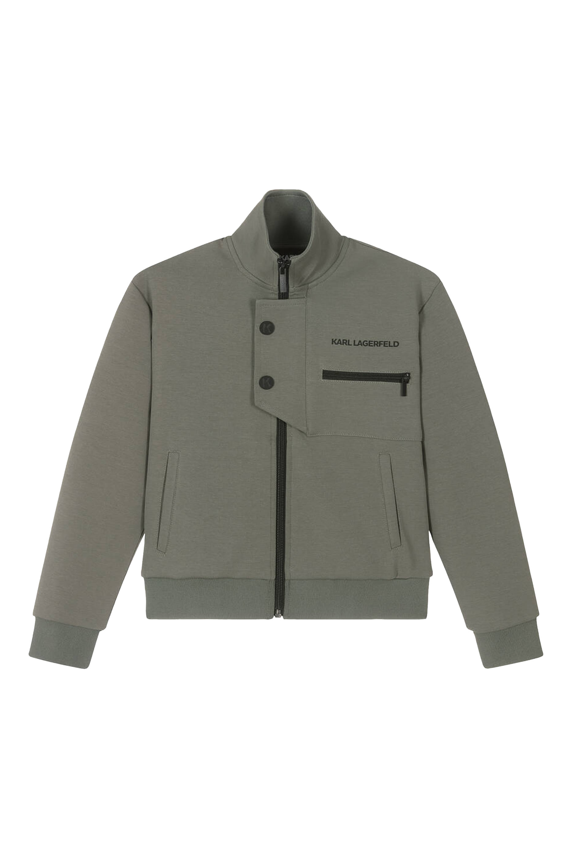 جاكيت بسحاب وشعار الماركة للأطفال