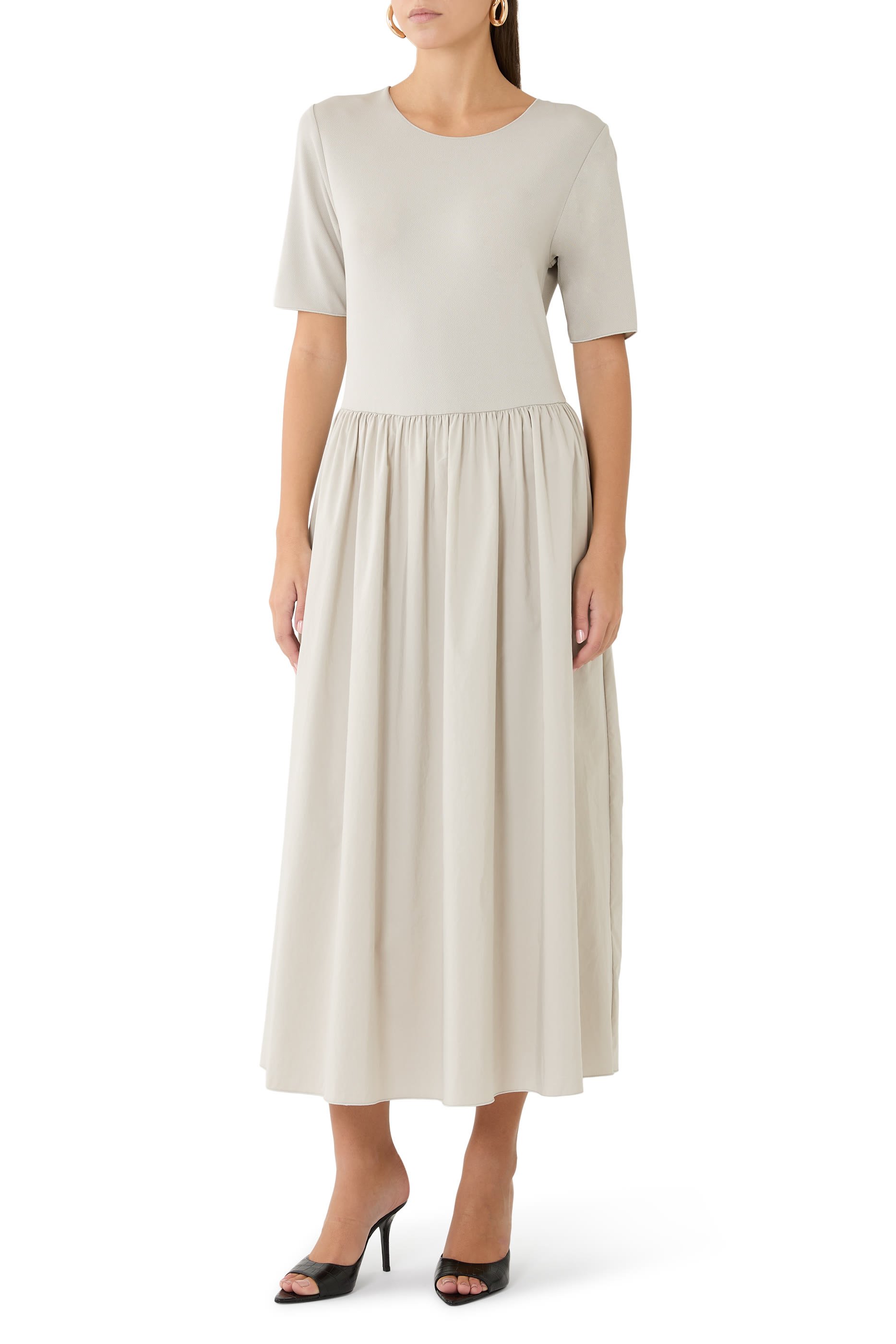  Short-Sleeved Interlock Dress