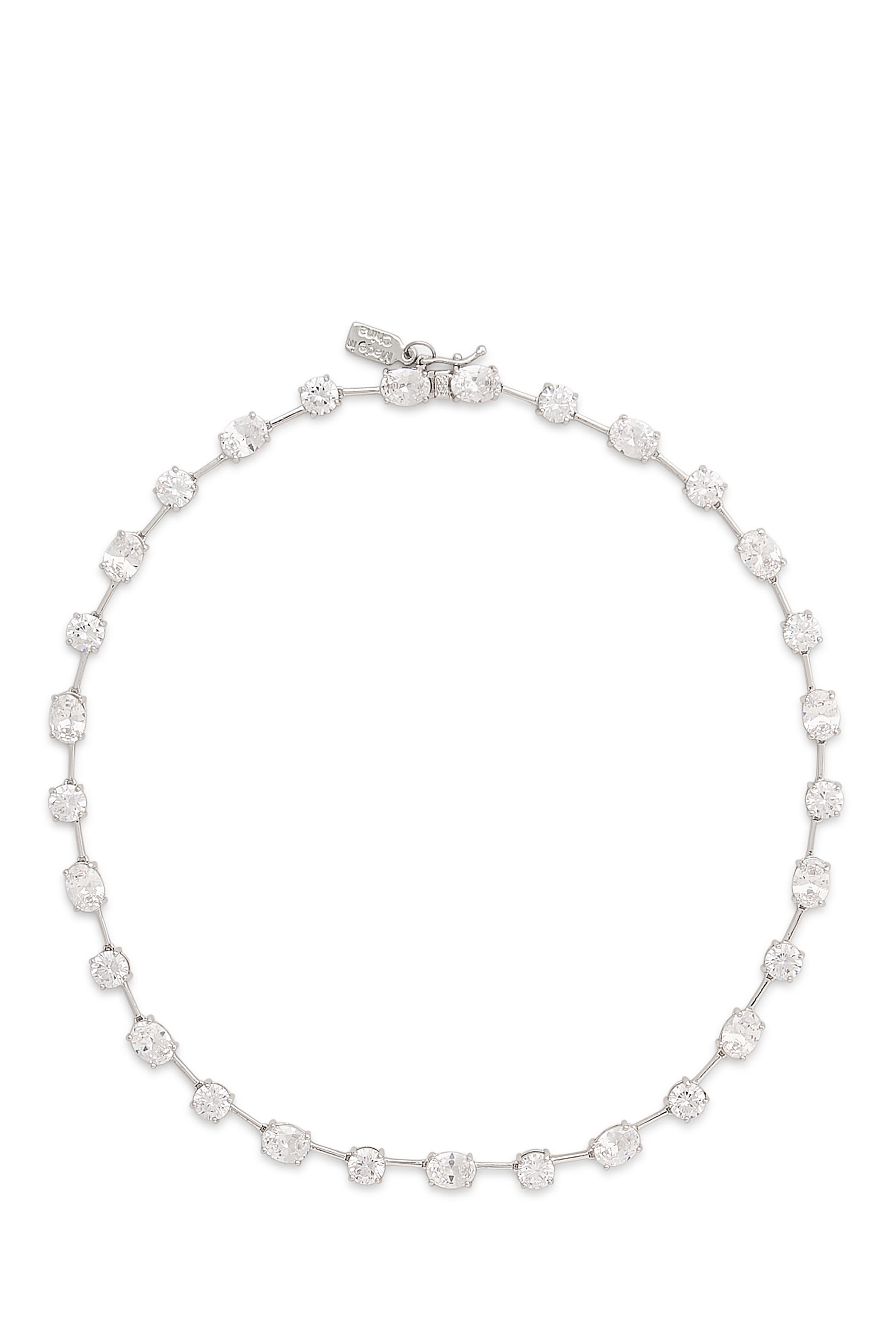 قلادة مرصعة بأحجار زركونيا مكعبة