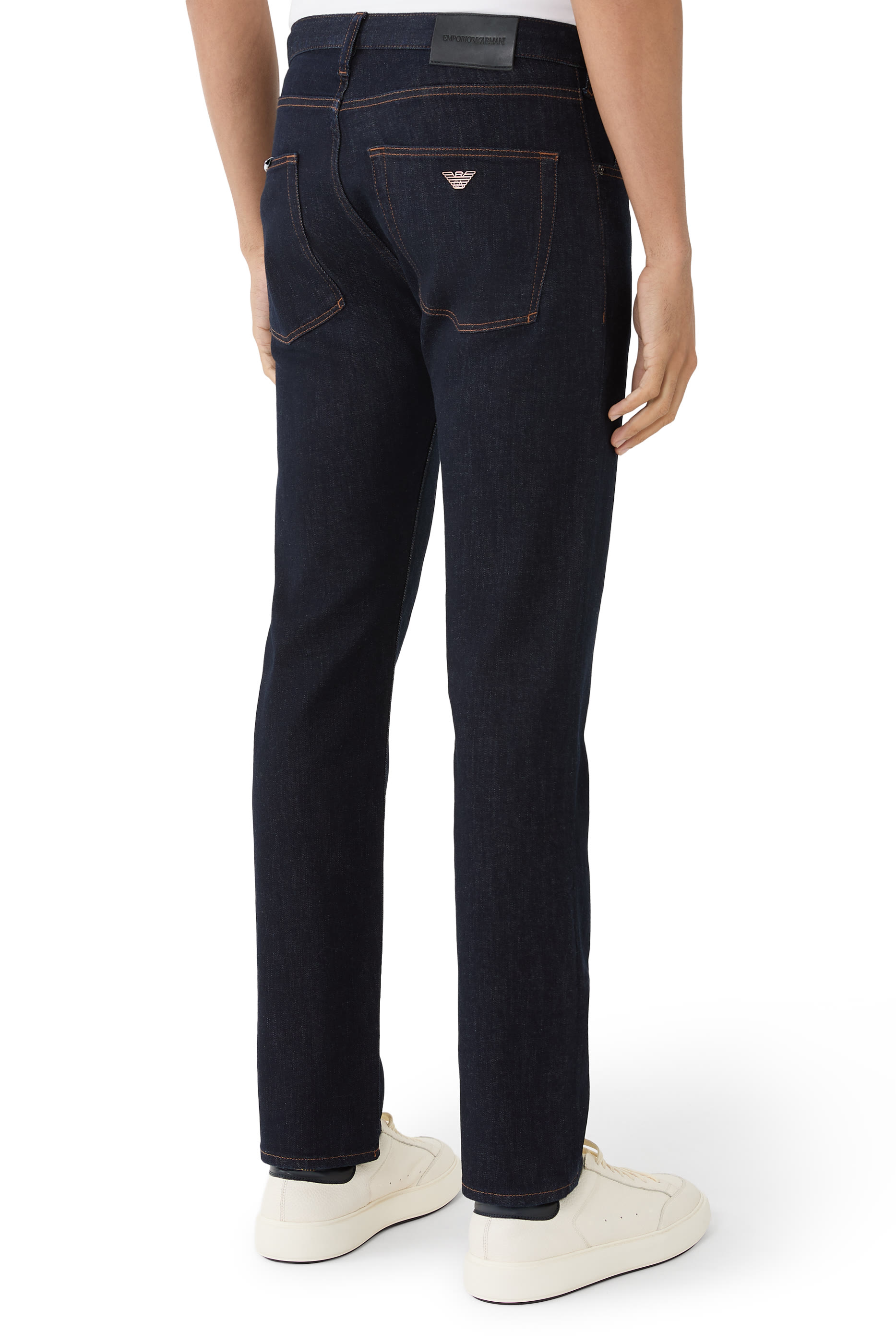 بنطال بقصة مستقيمة دنيم