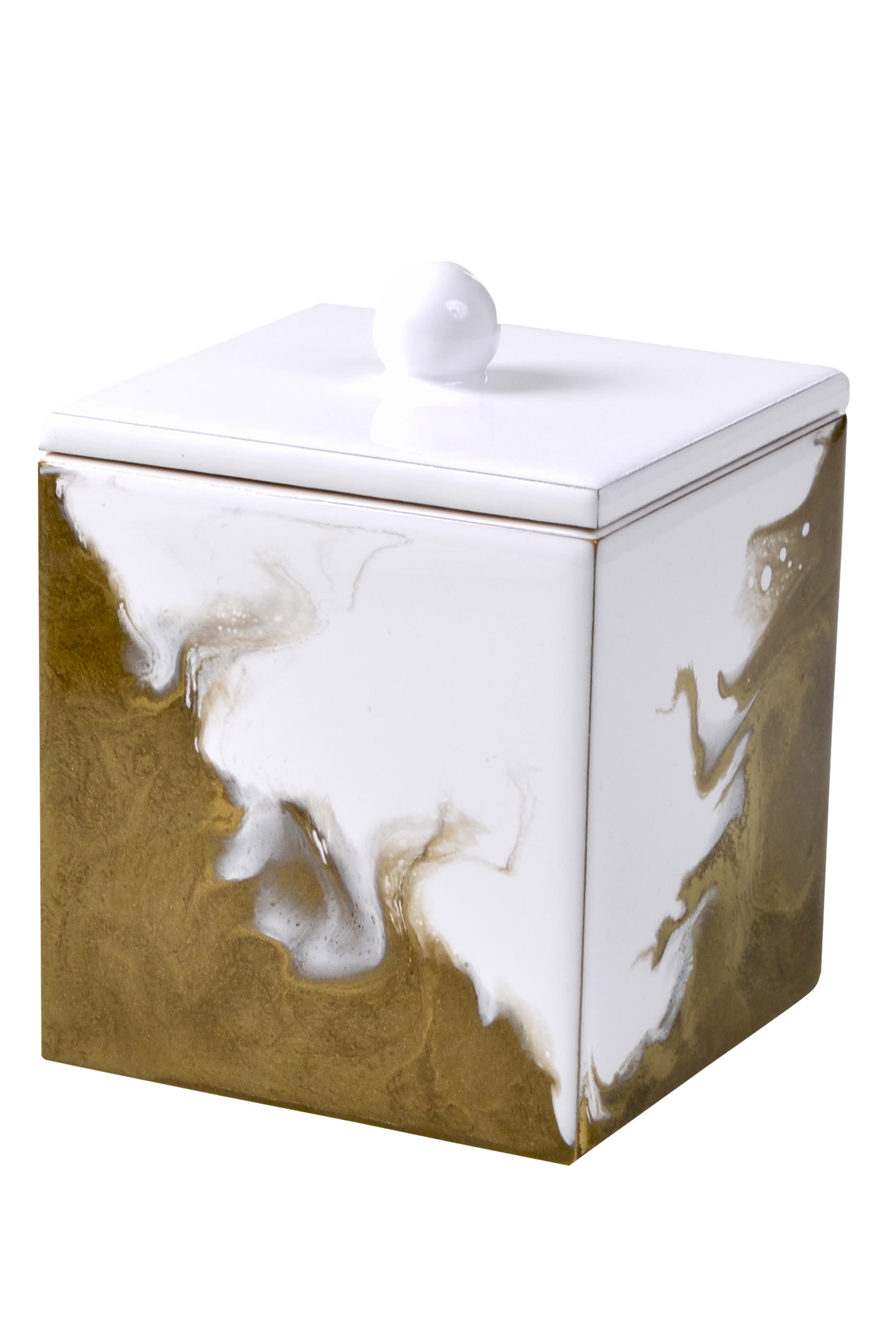 وعاء لافا طويل مربع الشكل