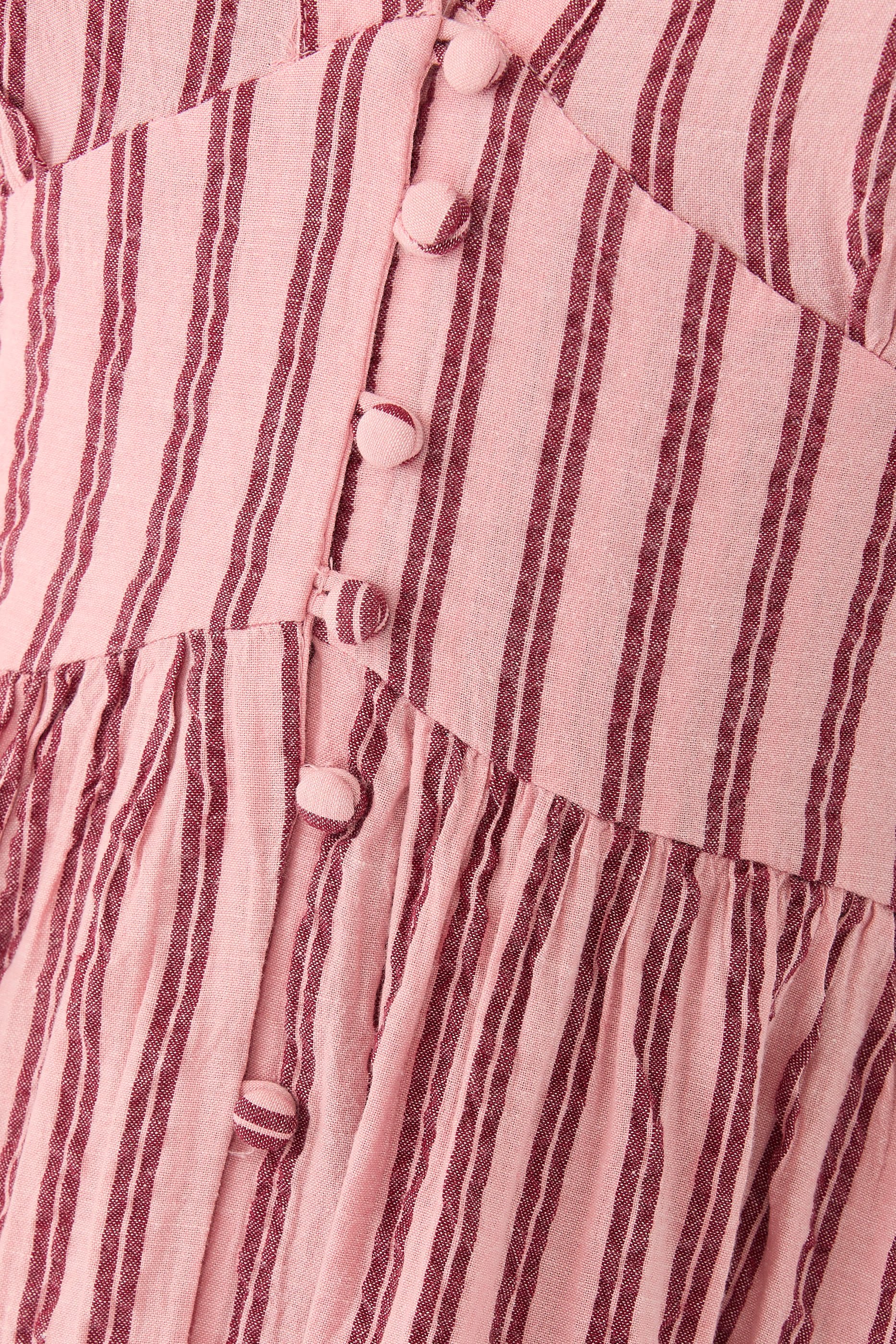 Striped Starlight Midi Dress