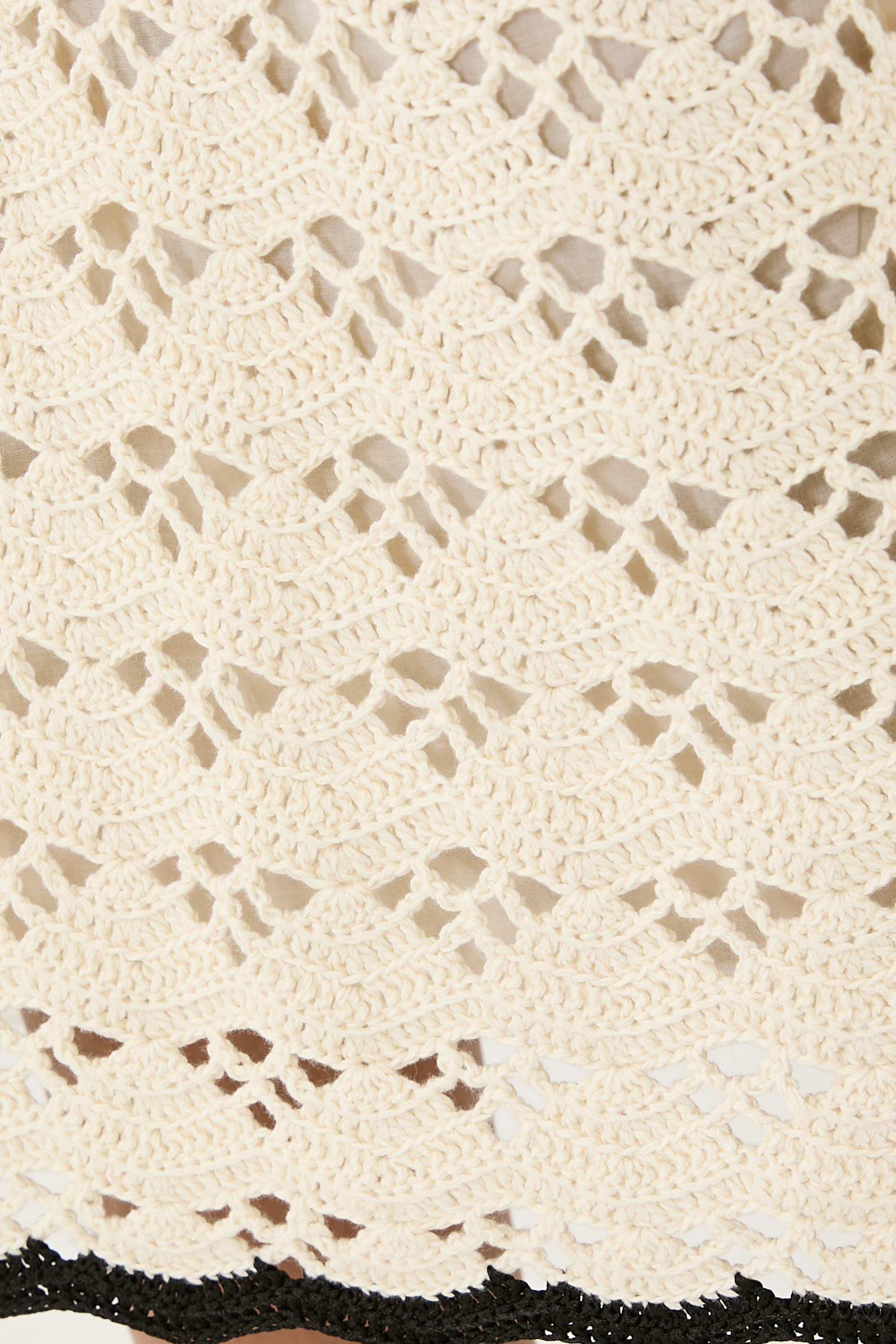  تنورة ريانون كروشيه