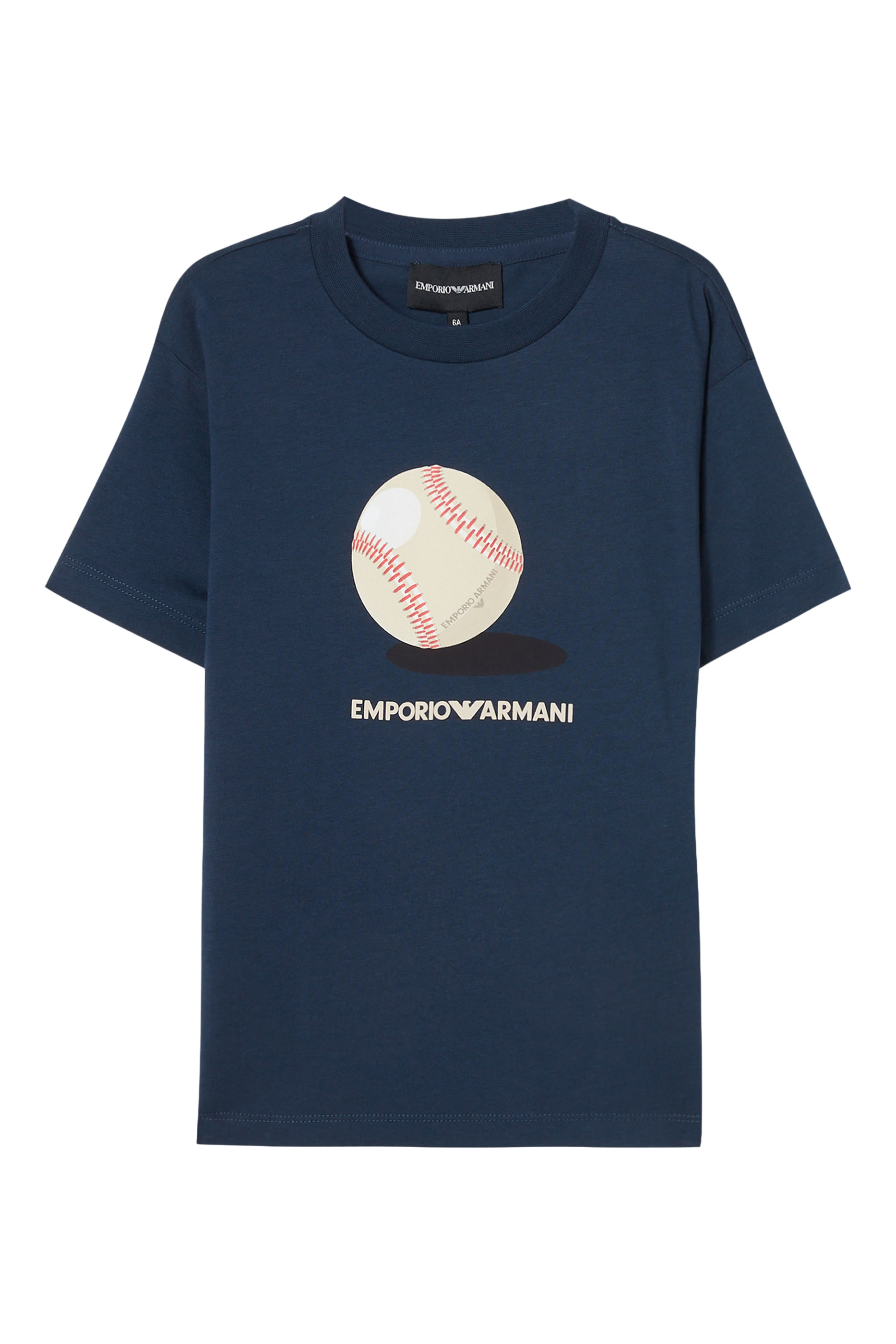 Kids  Baseball Hat Printed T-Shirt