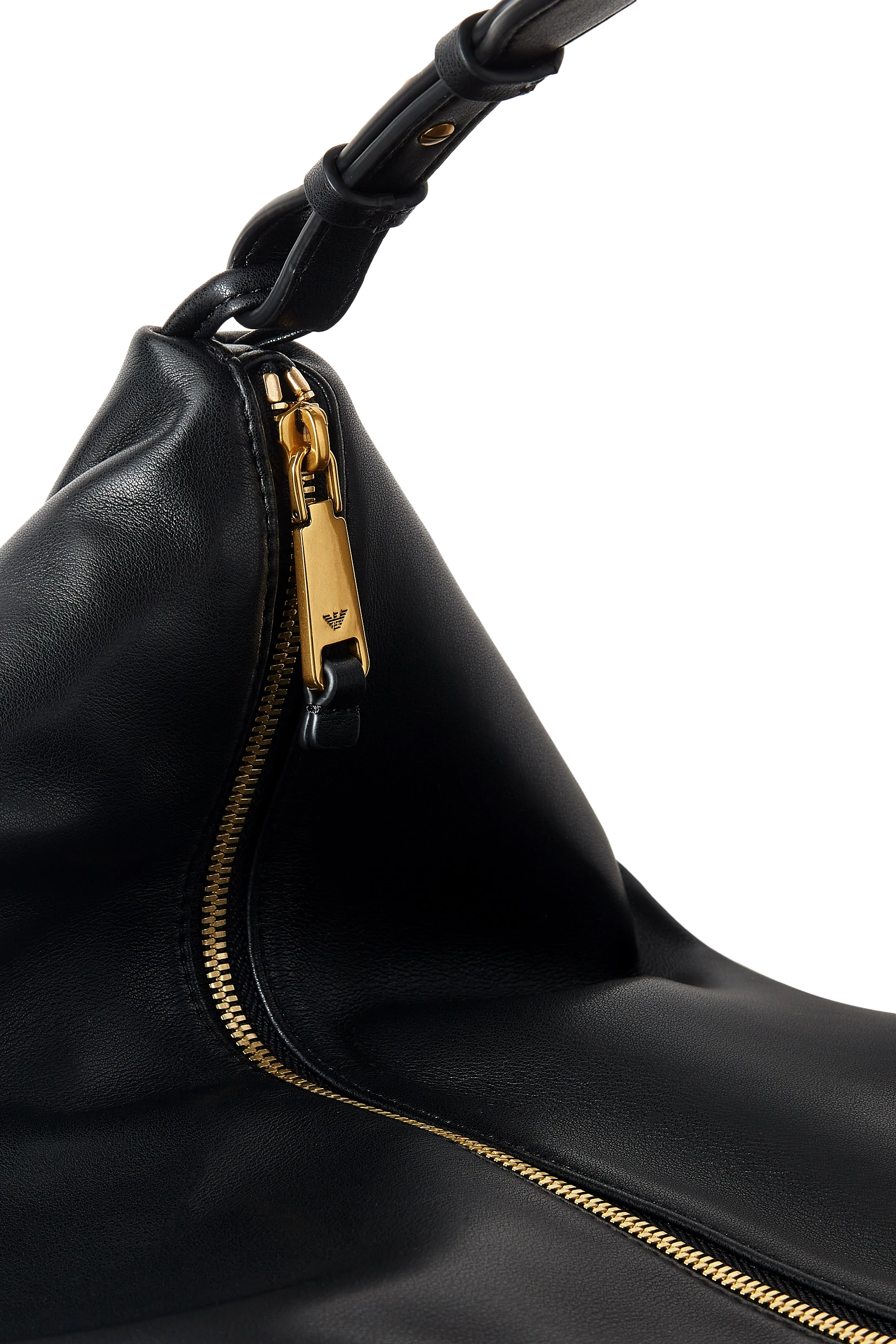 حقيبة هوبو كبيرة مزينة بشعار الماركة